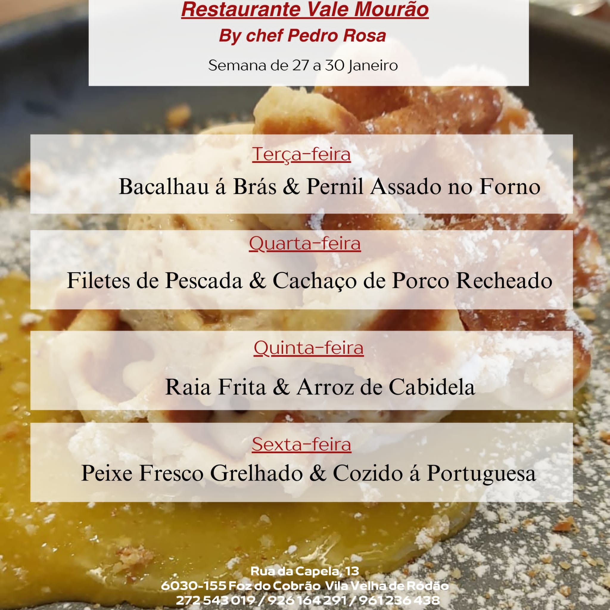 Vale Mourão By Chefe Pedro Rosa | Castelo Branco