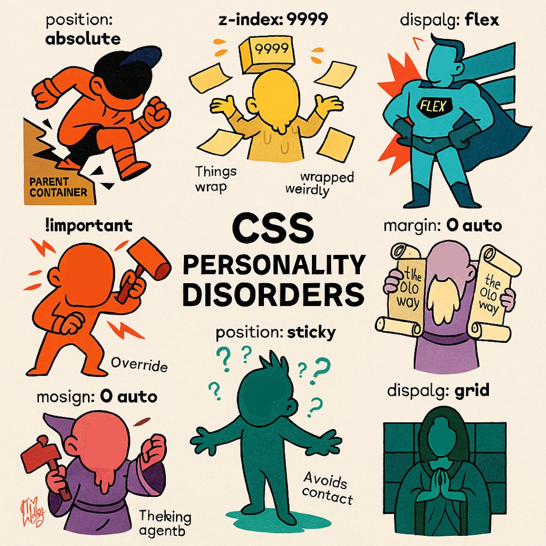 MZift - CSS Properties Explained by Their Actual Vibes:... | Facebook