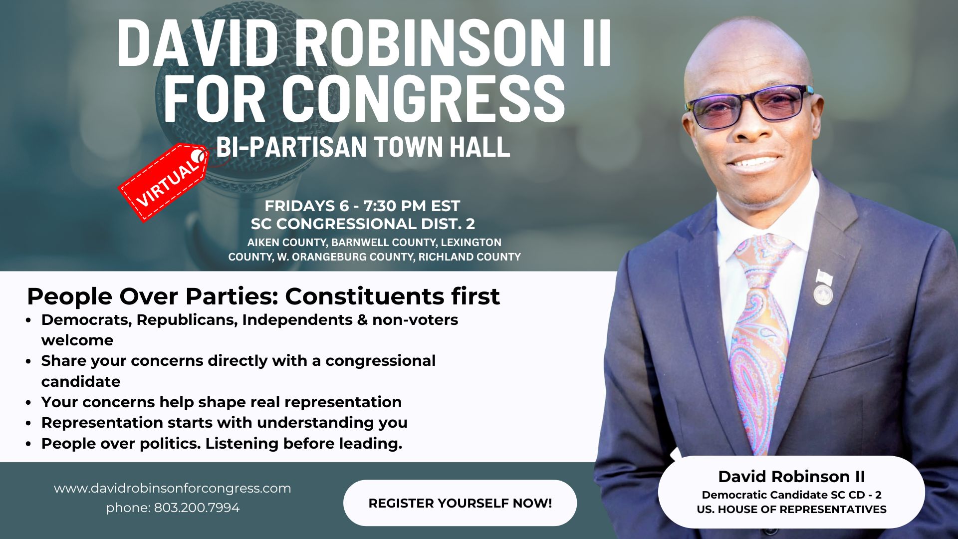 David Robinson II for Congress