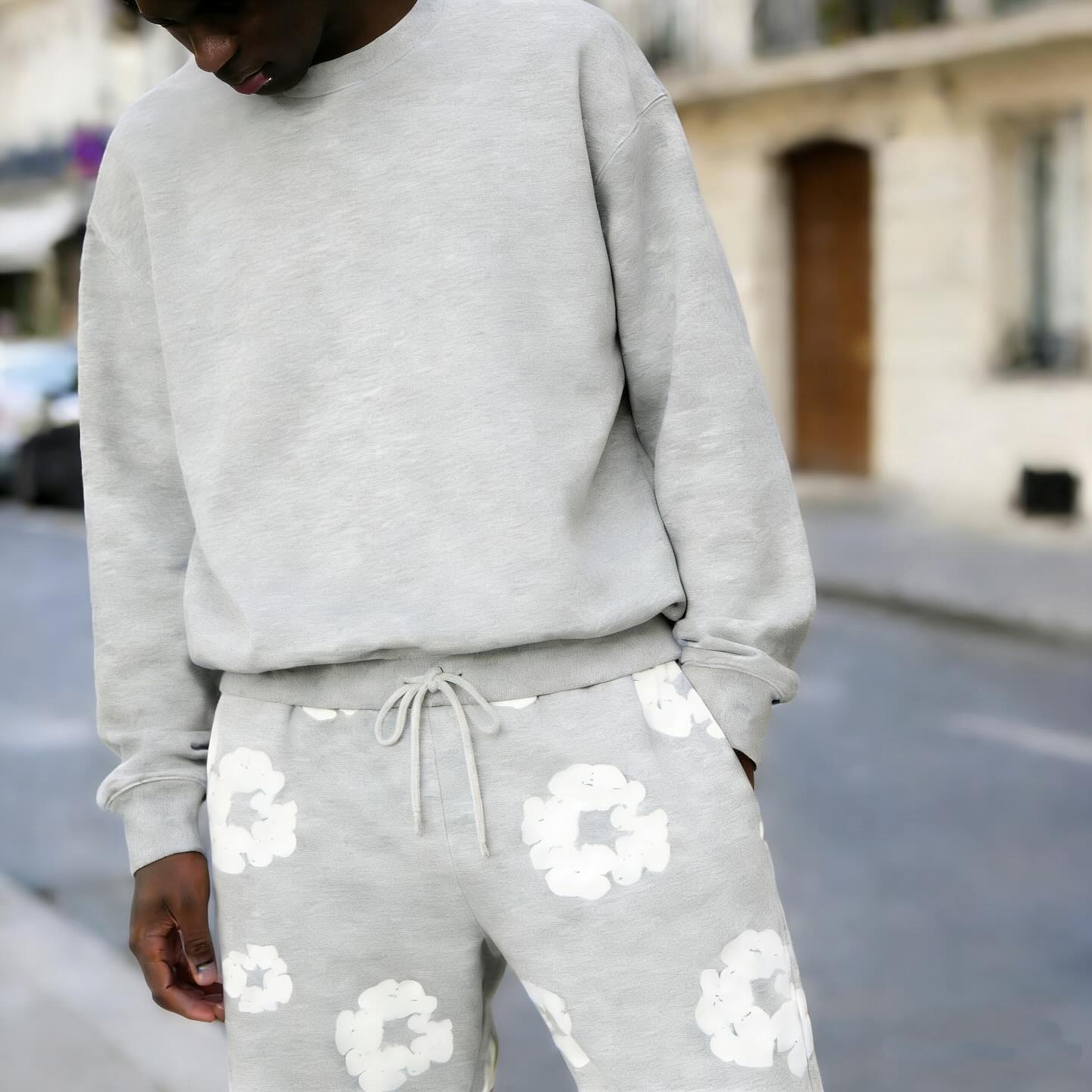 New grail unlocked ? Denim Tears The Cottonwreath Sweatpants Grey 