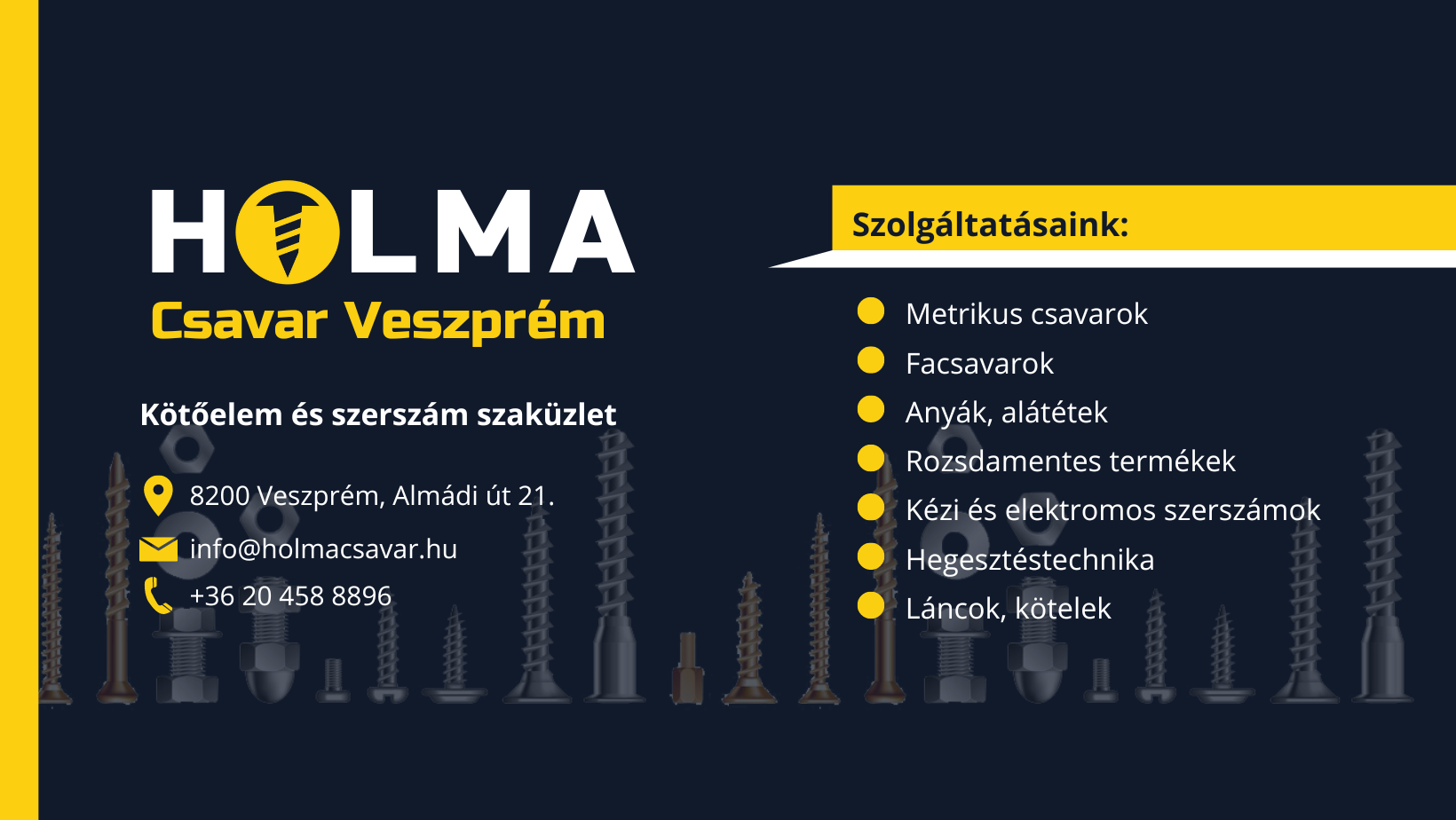 HolMa Csavar Kft. | Veszprém