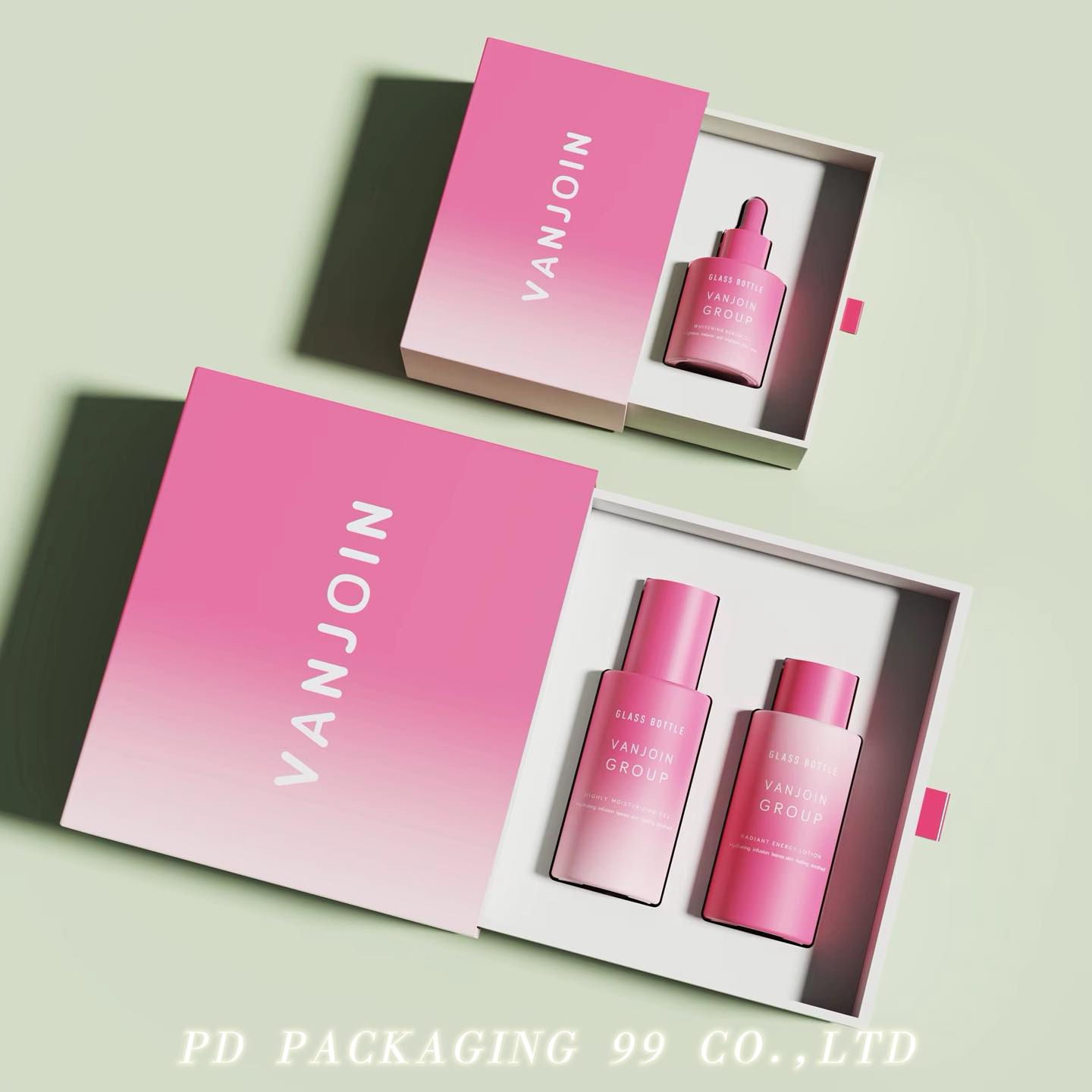 PD Packaging ผลิตและออกแบบ ขวดเซรั่ม กระปุกครีม หลอด เครื่องสำอางค์