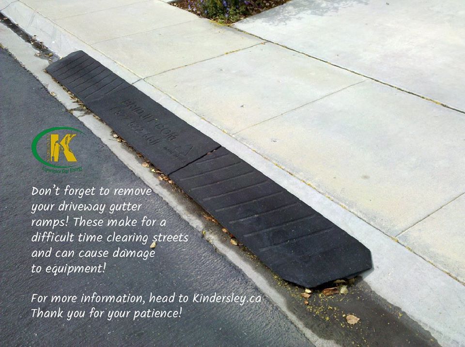 Town - A Friendly Reminder to Remove Your Gutter Ramps! Gutter ramps ...