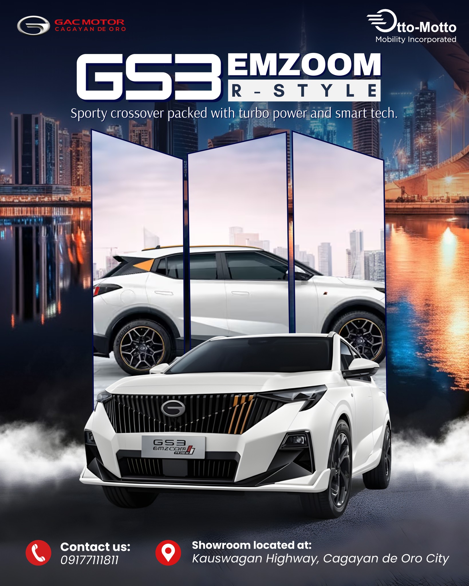GAC - GS3 EMZOOM R-STYLE – Sporty, Smart, and Turbo-Powered Make every ...