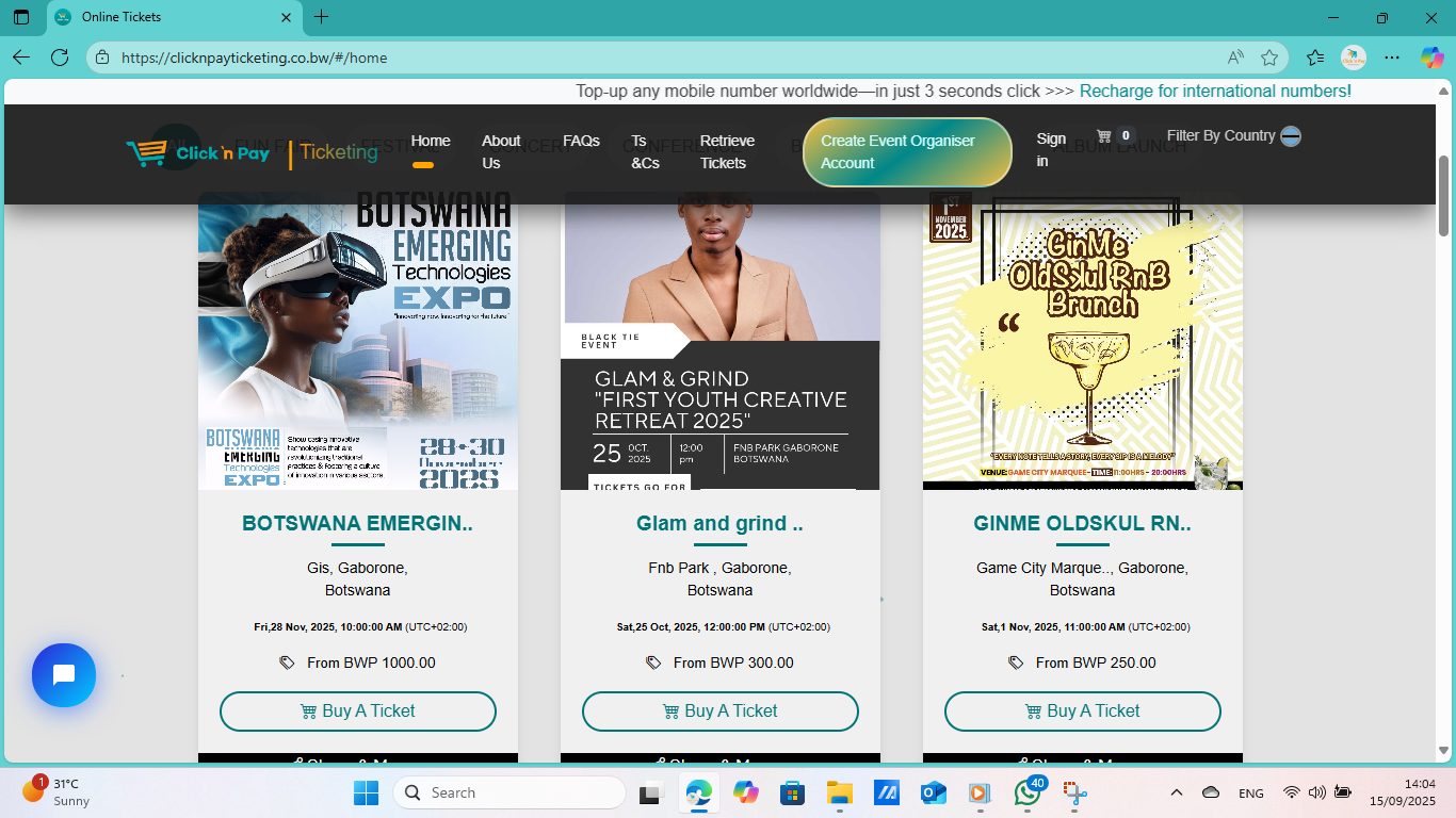 ClicknPay Technologies Botswana | Gaborone