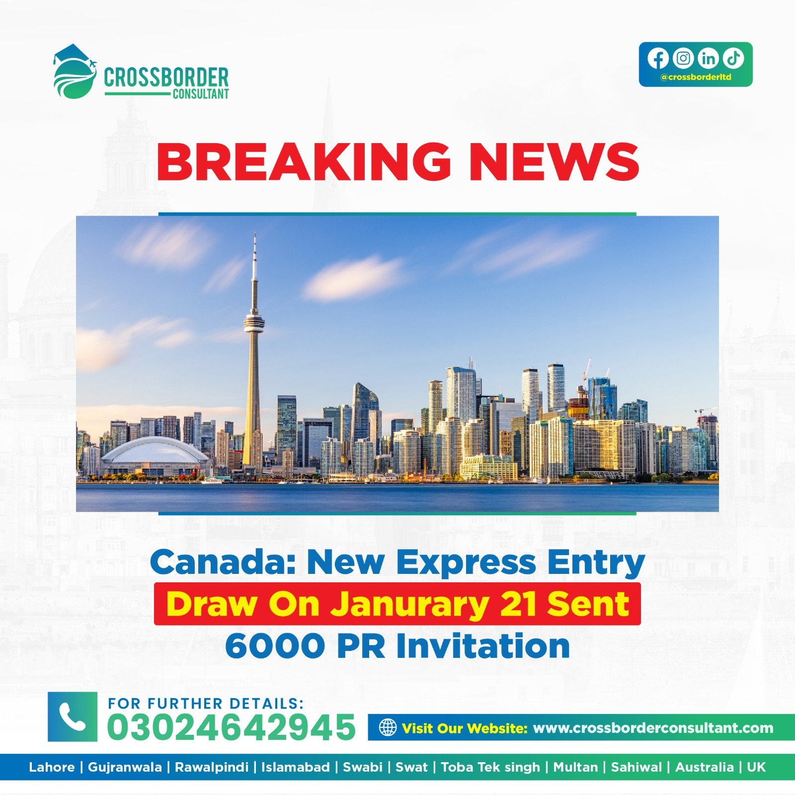 CrossBorder - Canada Express Entry Draw Update – January 21, 2026 ...