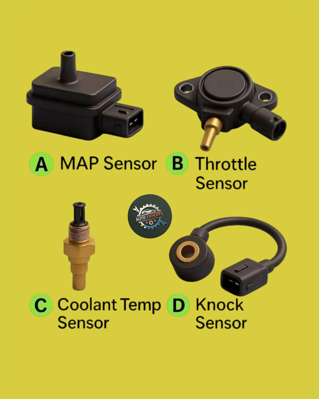 Auto - 🚗 Important Engine Sensors & Their Functions Modern engines rely ...