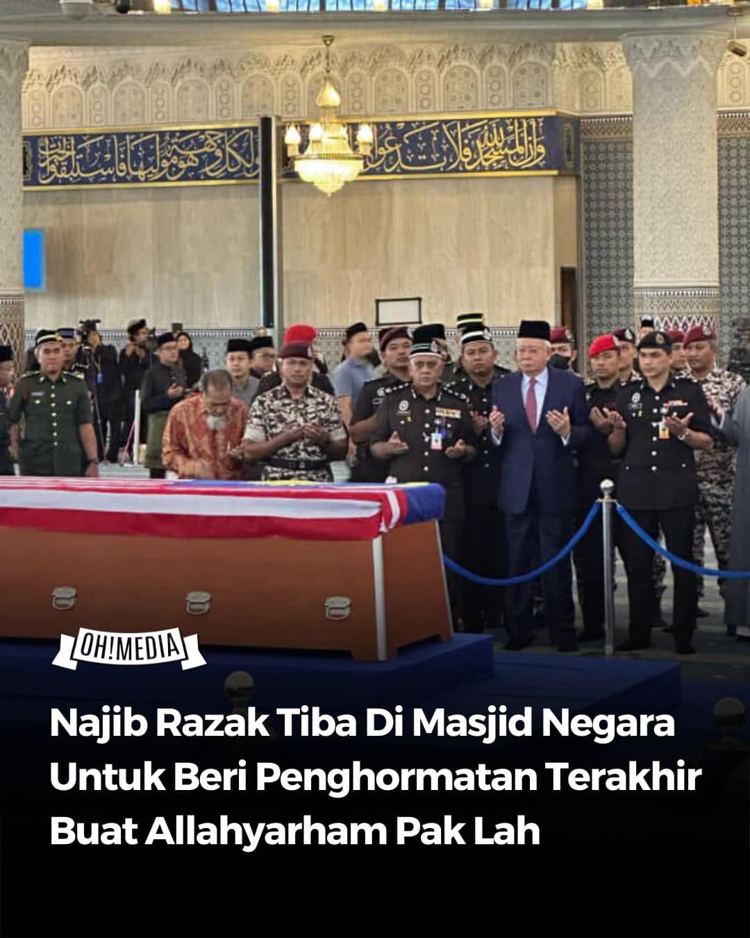 Oh! Media - Bekas Perdana Menteri, Datuk Seri Mohamad Najib Razak tiba ...