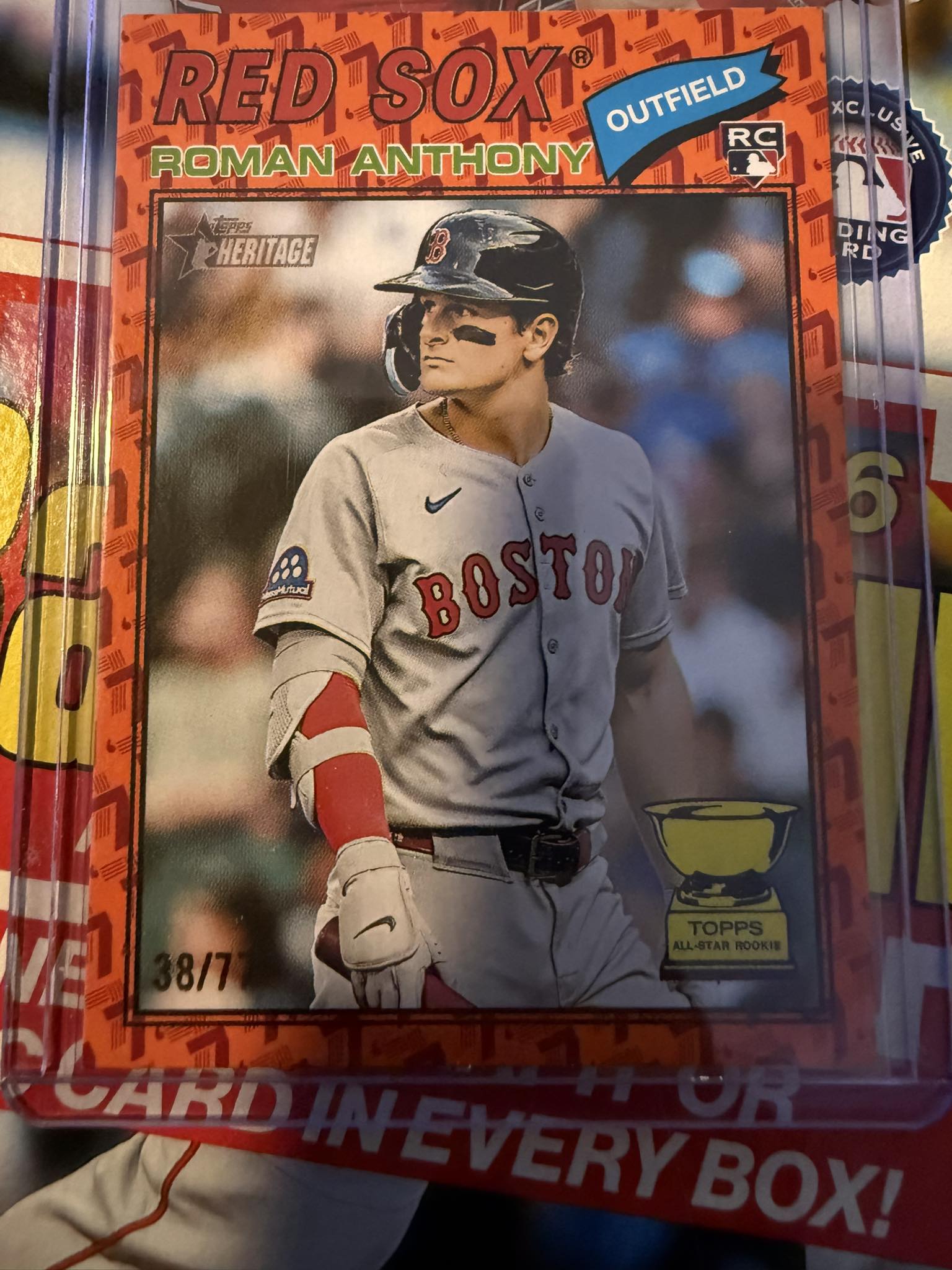 topps heritage rare cards Aaron Judge Rookie Of The Year 2018 High Numbers #AW-5  Rare Roman Anthony baseball card