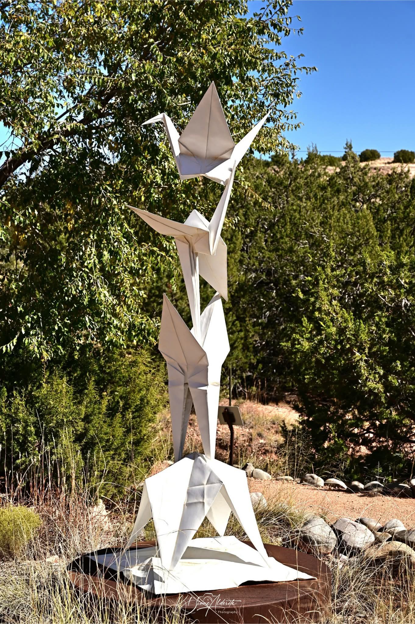 Visiting Box Studio Sculpture Garden in New Mexico