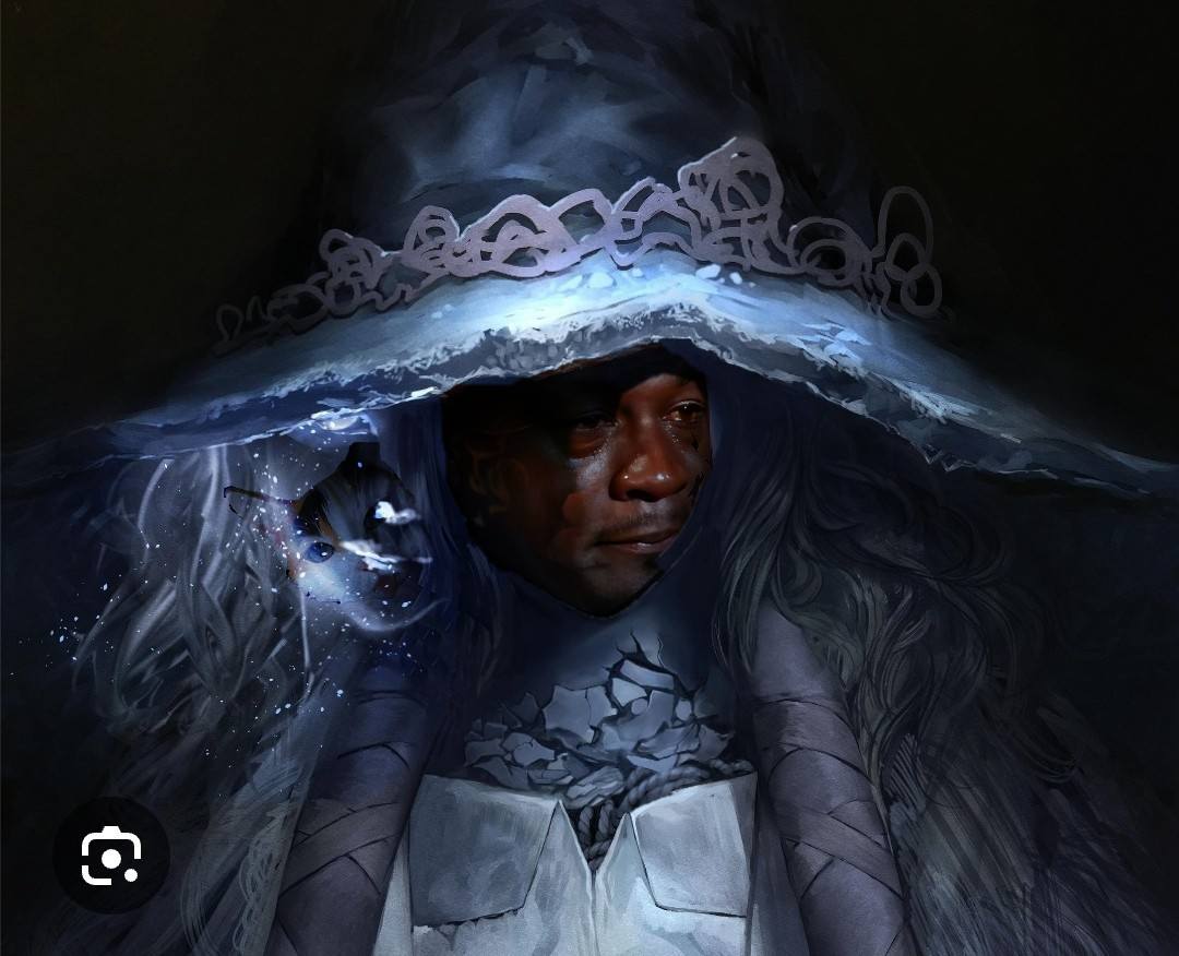 bloodborne lady in white dress crying Dark souls character reference ProductID: 116102