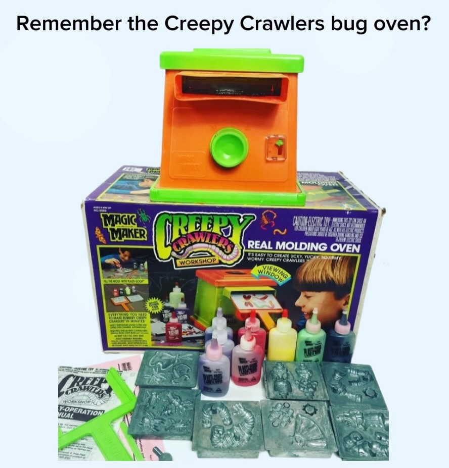 The smell implanted in my memory 🐛🐞 . . . Creepy Crawlers was a