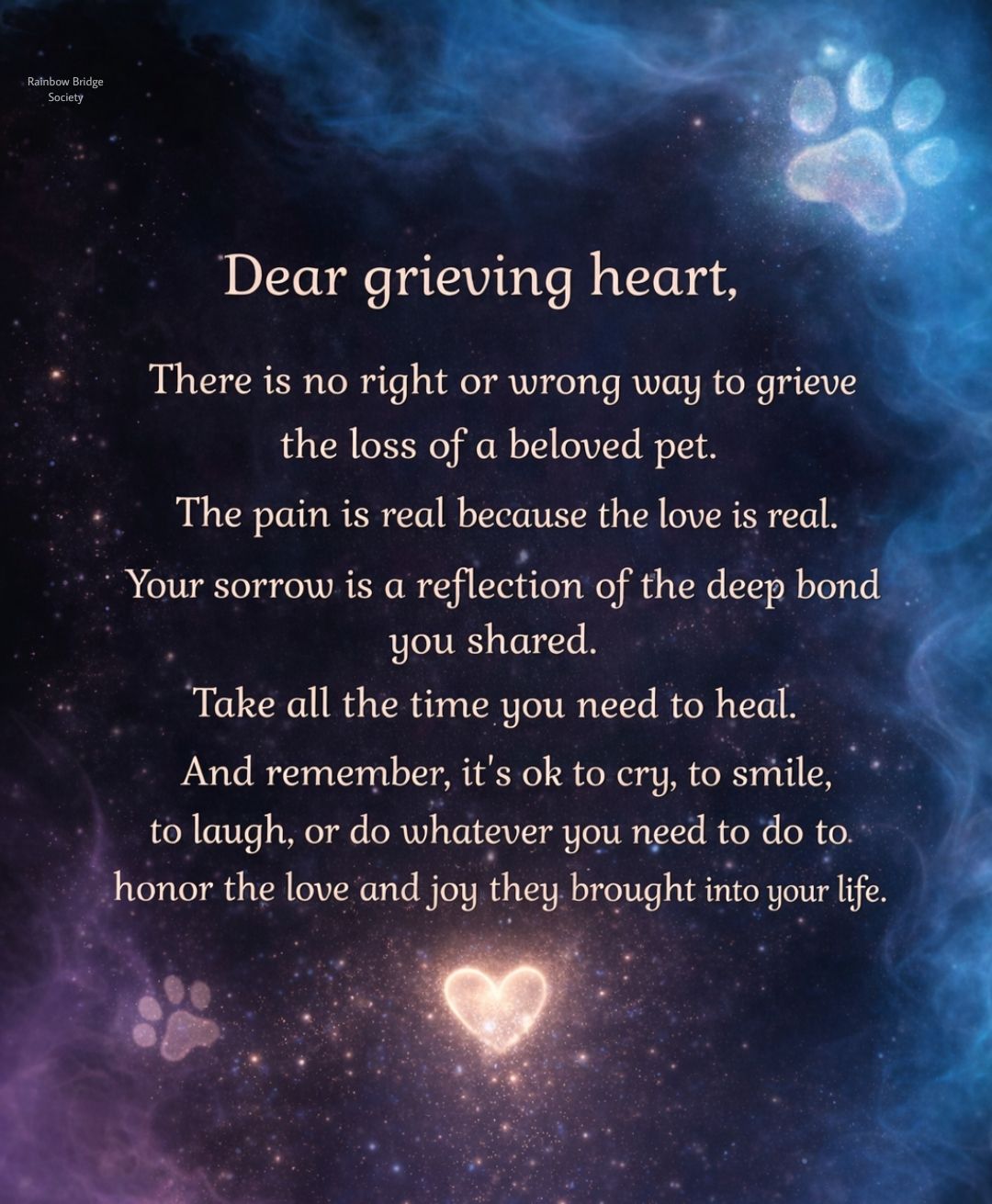 Rainbow - Grief has no timeline. No rules. Only love that never ends. 🤍 ...