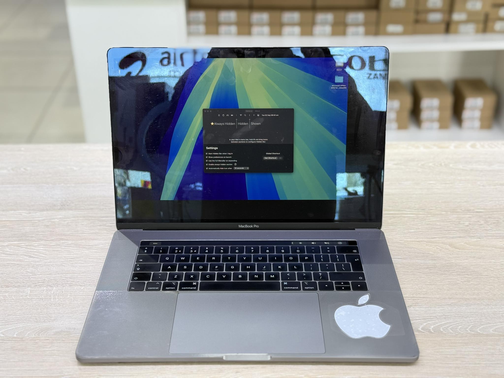 MacBook Pro 15-inch 2018 TouchBar Processor : 2.9GHz 6-Core Intel 