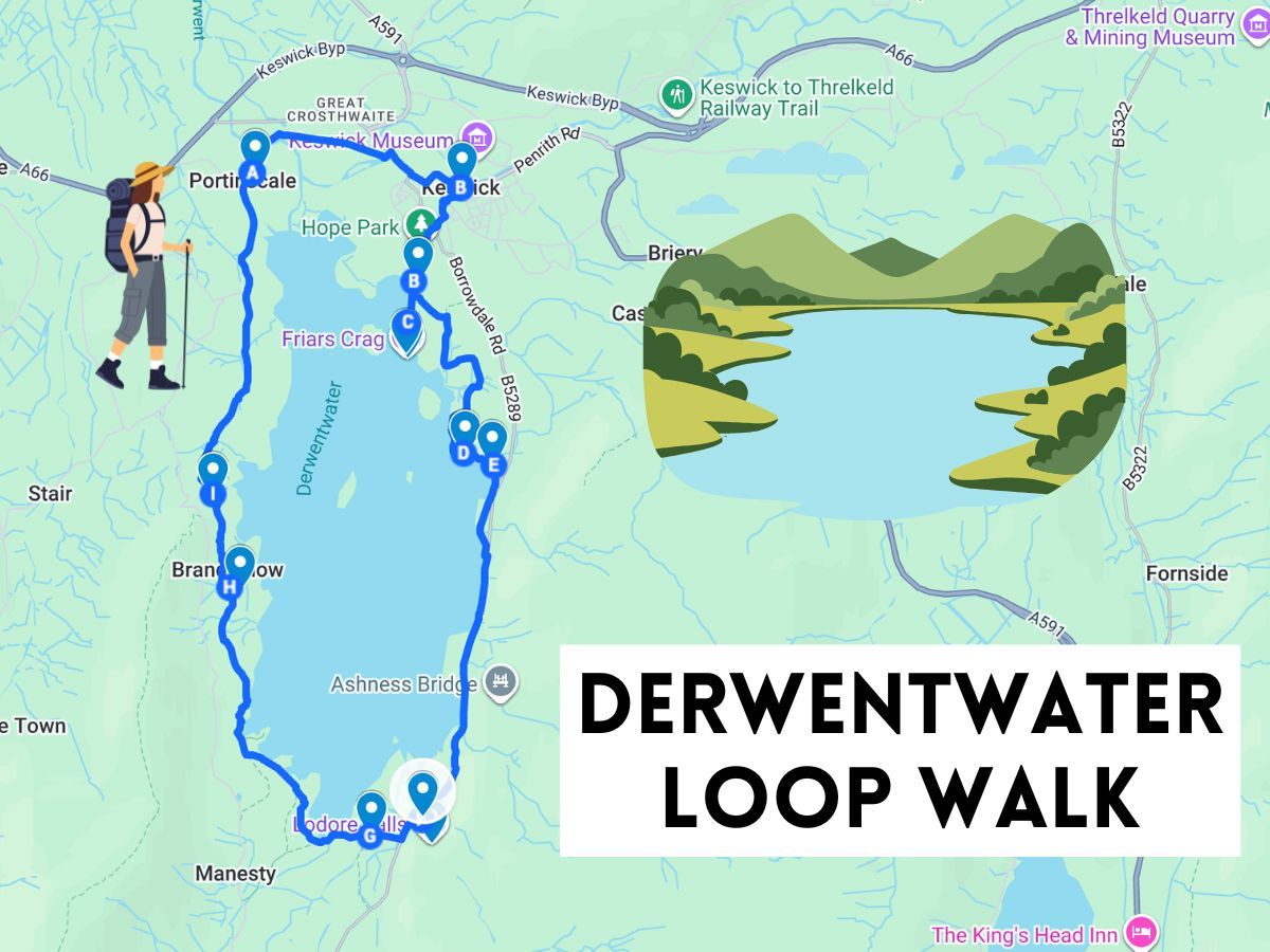 Let's - Derwentwater Loop Walk 🚶‍♀️🌊🏞️ If you are heading to the Lake ...