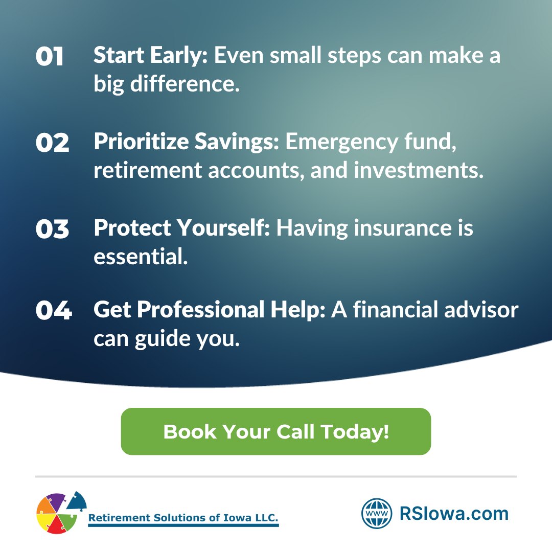 Retirement - Building wealth in your 20s and 30s. 💰 • Start early. Even ...
