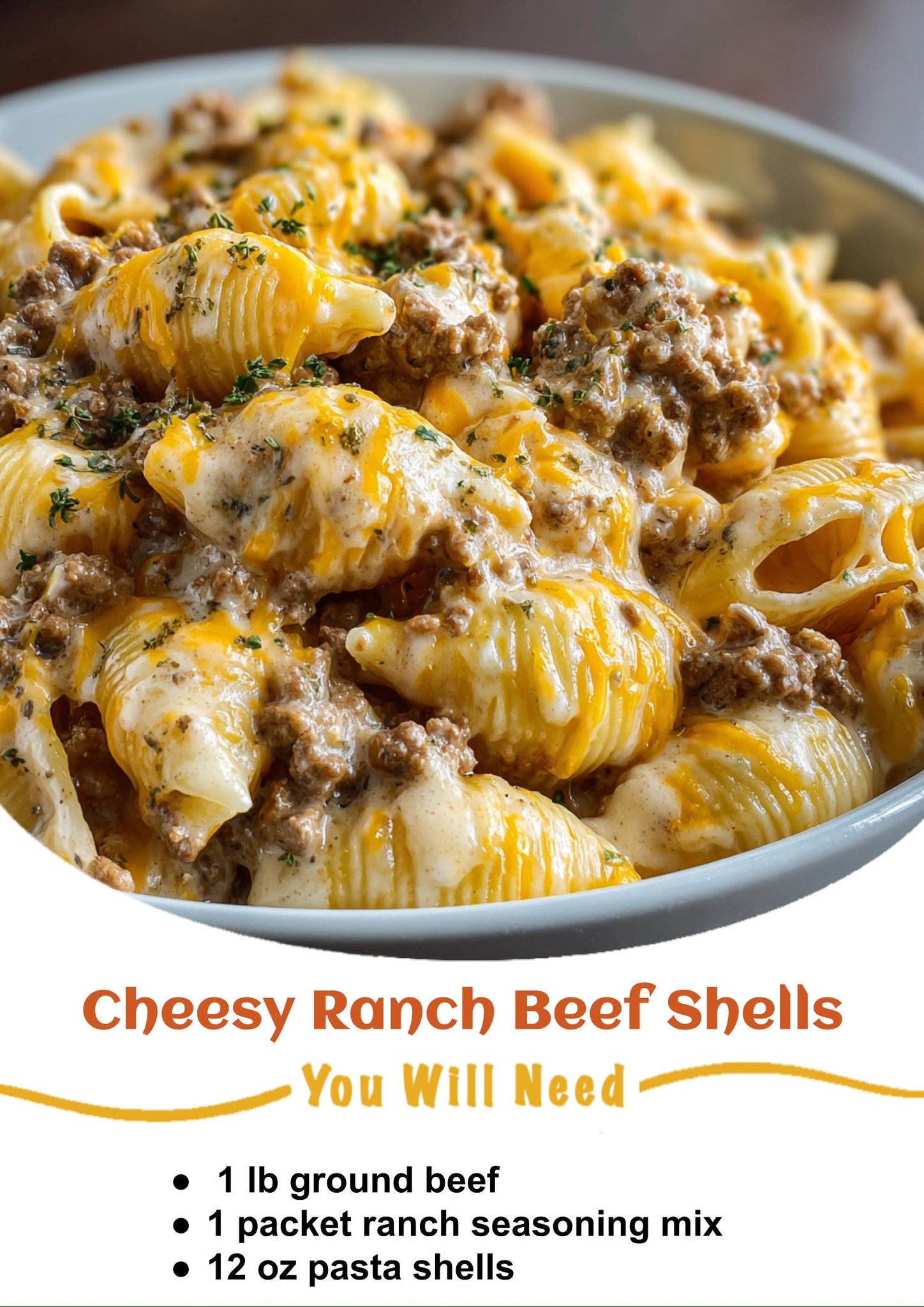 🍝🧀🔥 CROCKPOT CHEESY RANCH BEEF SHELLS... - Daily Free Recipes | Facebook