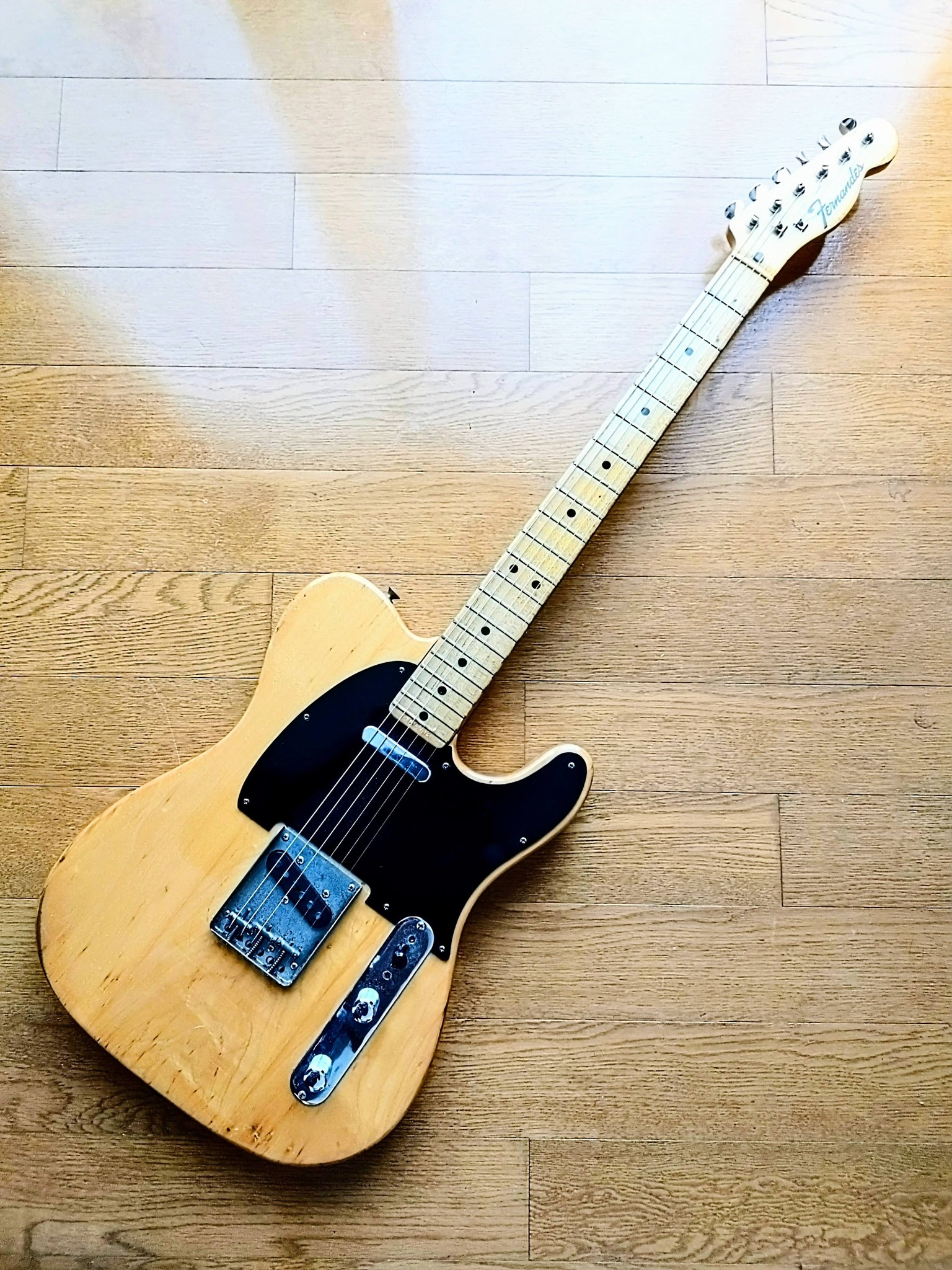 Vintage Japanese Fernandes Telecaster guitar from 1975