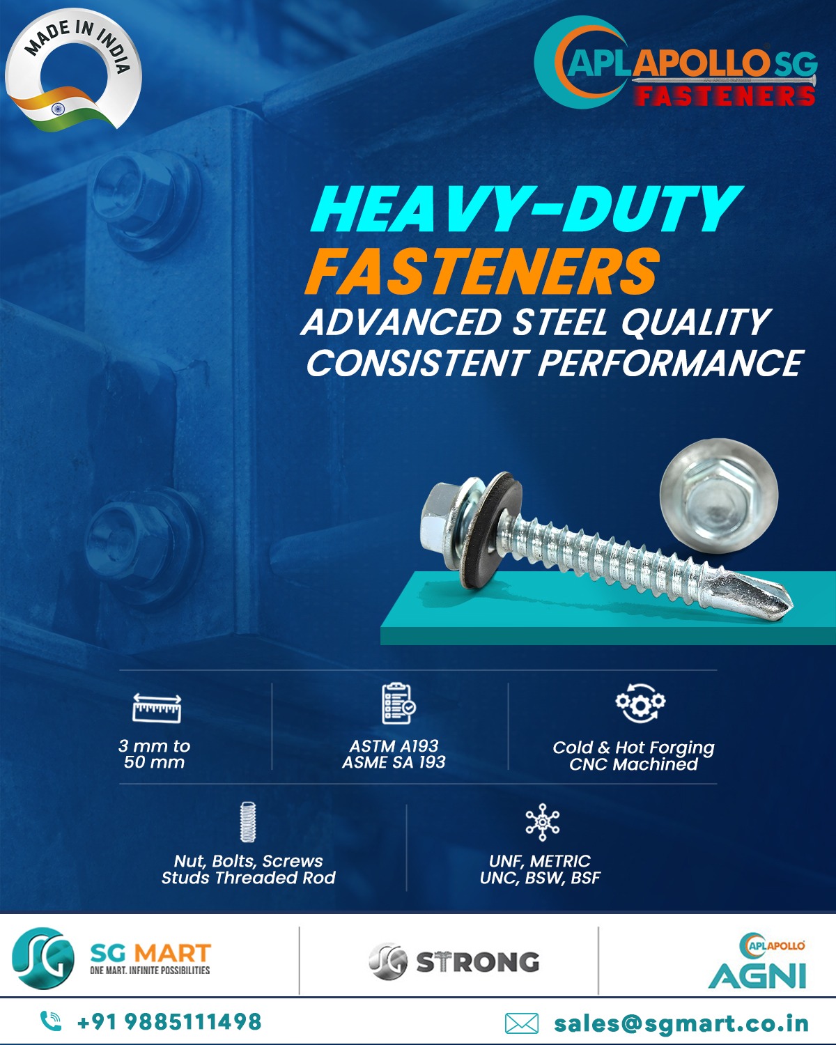 SG - It’s never “just a fastener.” When the load rises, vibration kicks ...