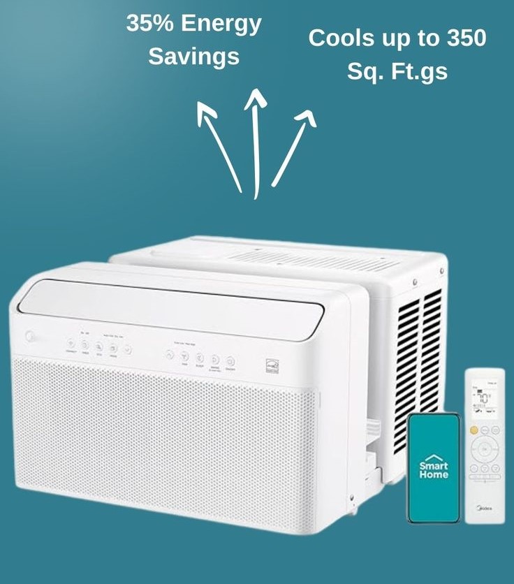 Plumbinh - A modern window air conditioning unit designed for energy ...