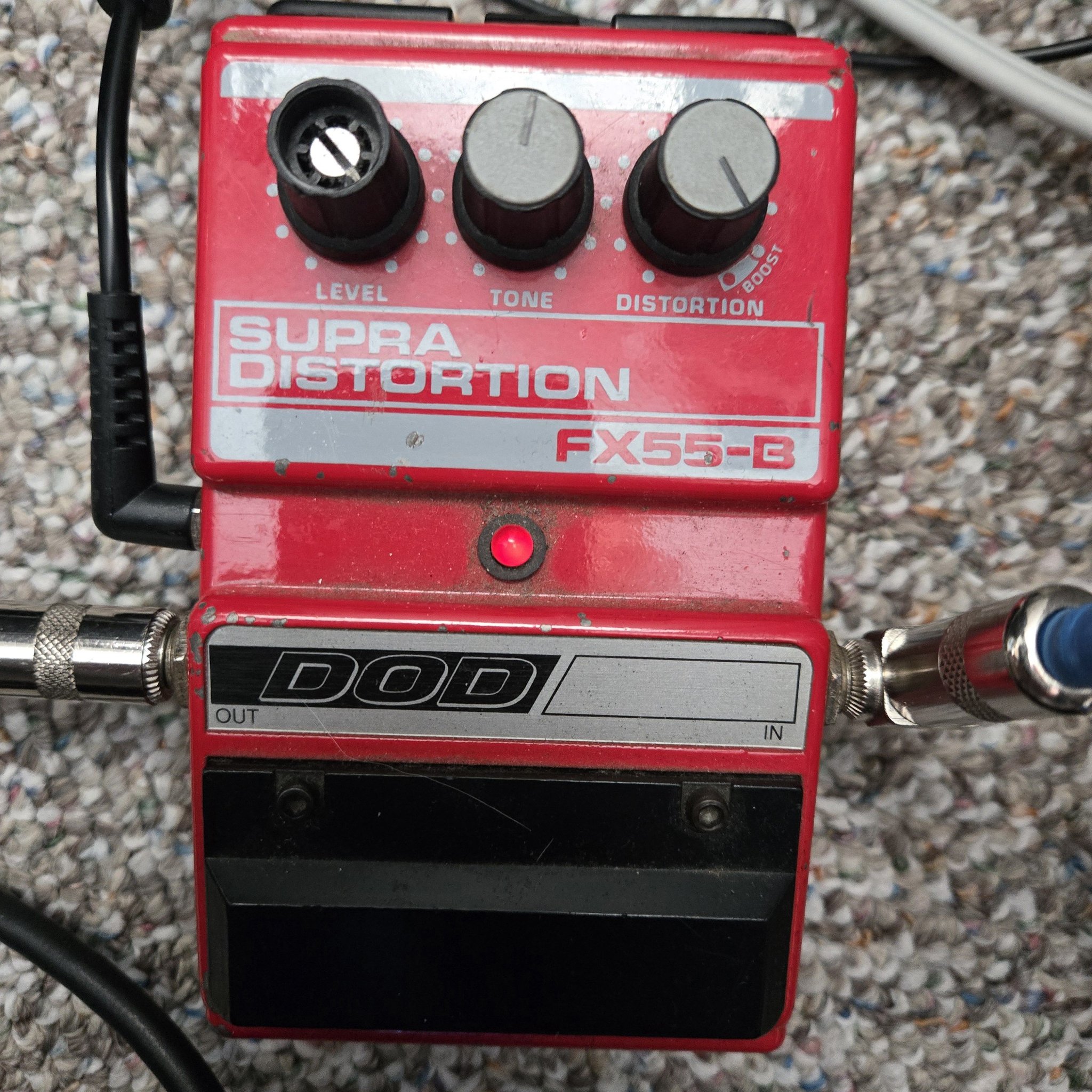 Supra Distortion FX55-B pedal feedback