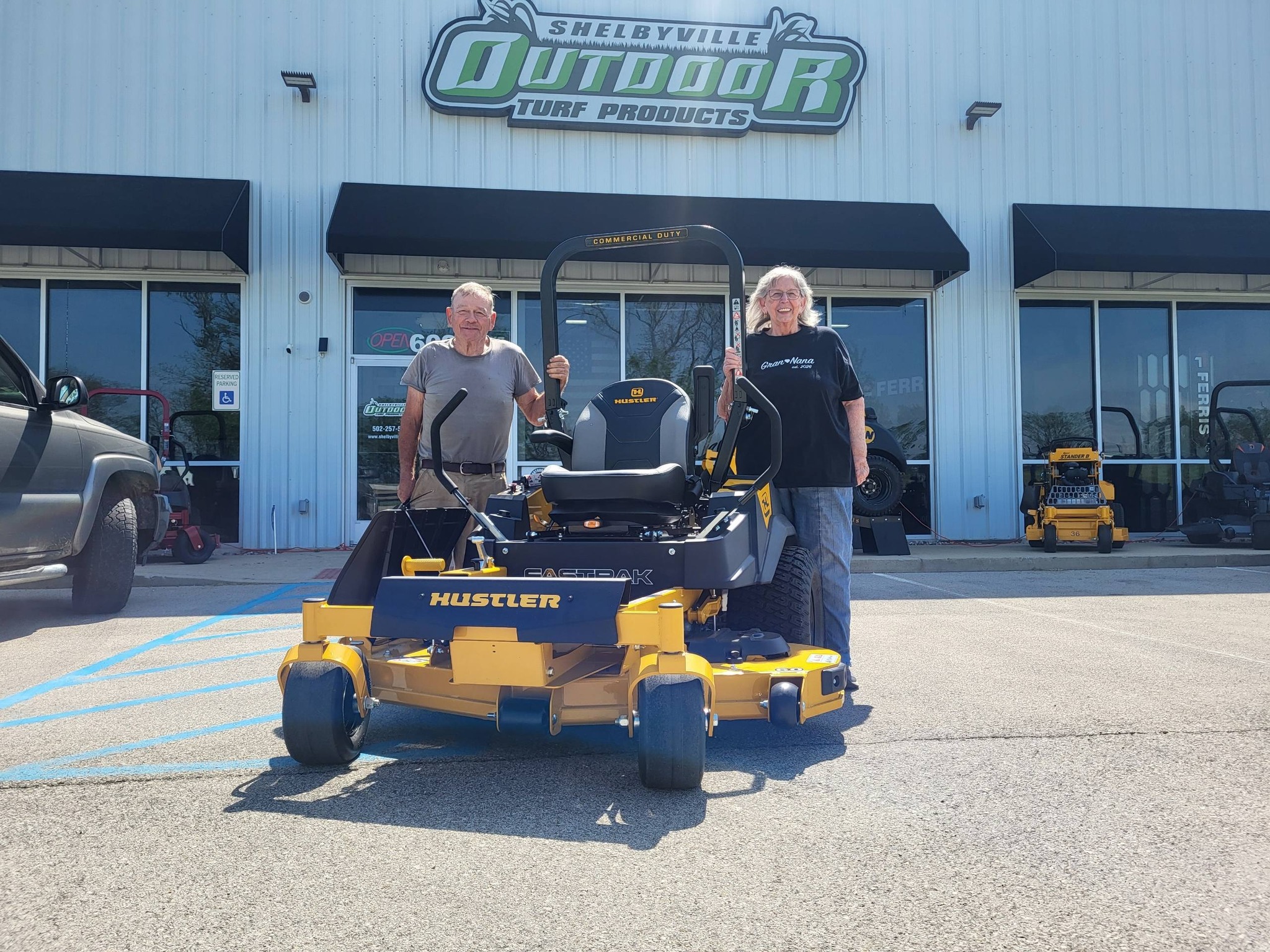 ohv Another busy day at Outdoor Turf Products! Zero Turns from Exmark