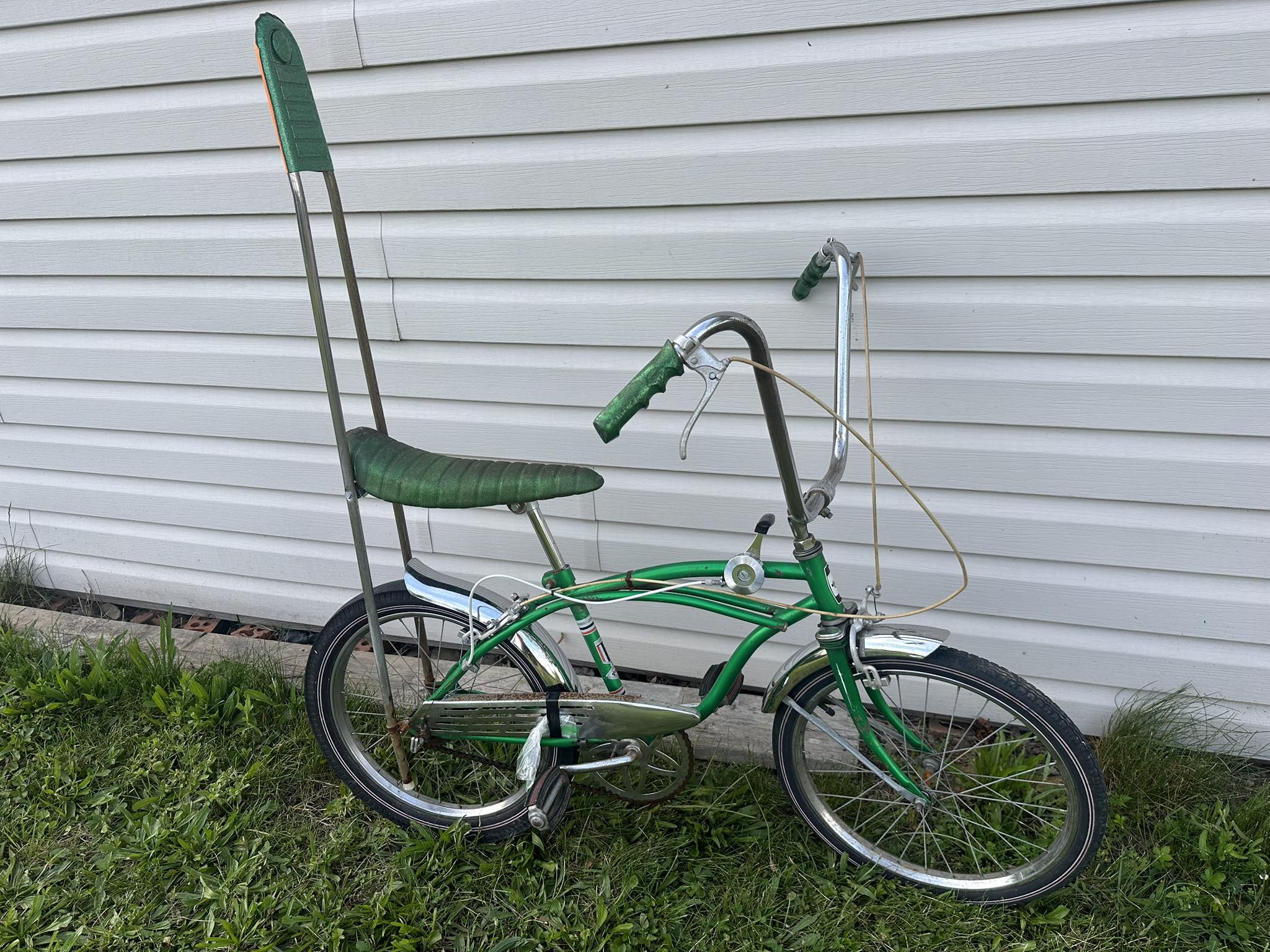 Restored 1960s Huffy Dragster muscle bike with original tires