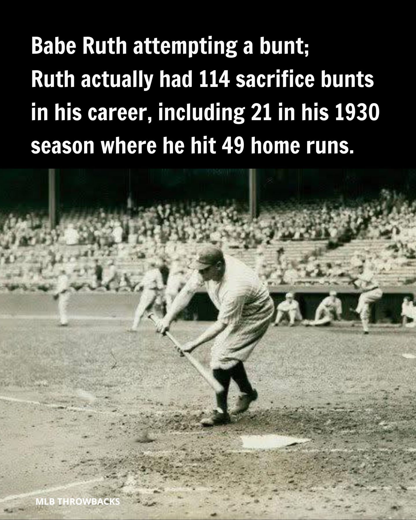 MLB Throwbacks - Think you know Babe Ruth? ⚾ The Sultan... | Facebook