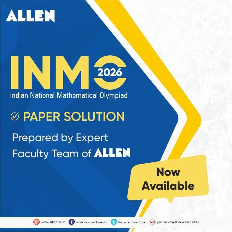 INMO 2026 Paper... - ALLEN Career Institute Uttar Pradesh | Facebook
