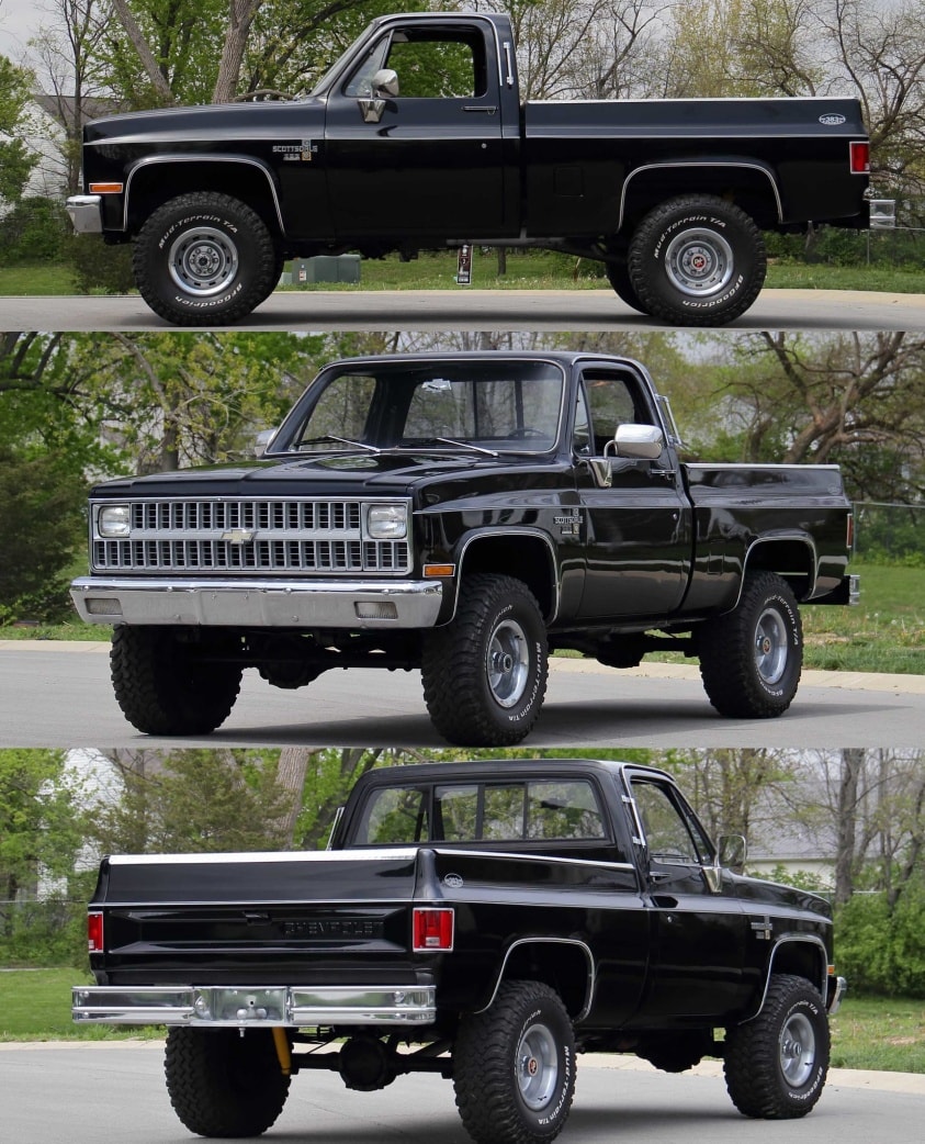 The 1985 Chevrolet K10 and the 1981 Chevrolet C10 may share much
