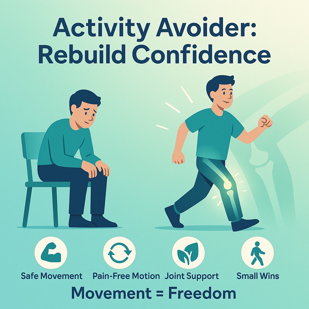 Physio - Activity Avoiders, here’s your first step: rebuild confidence ...