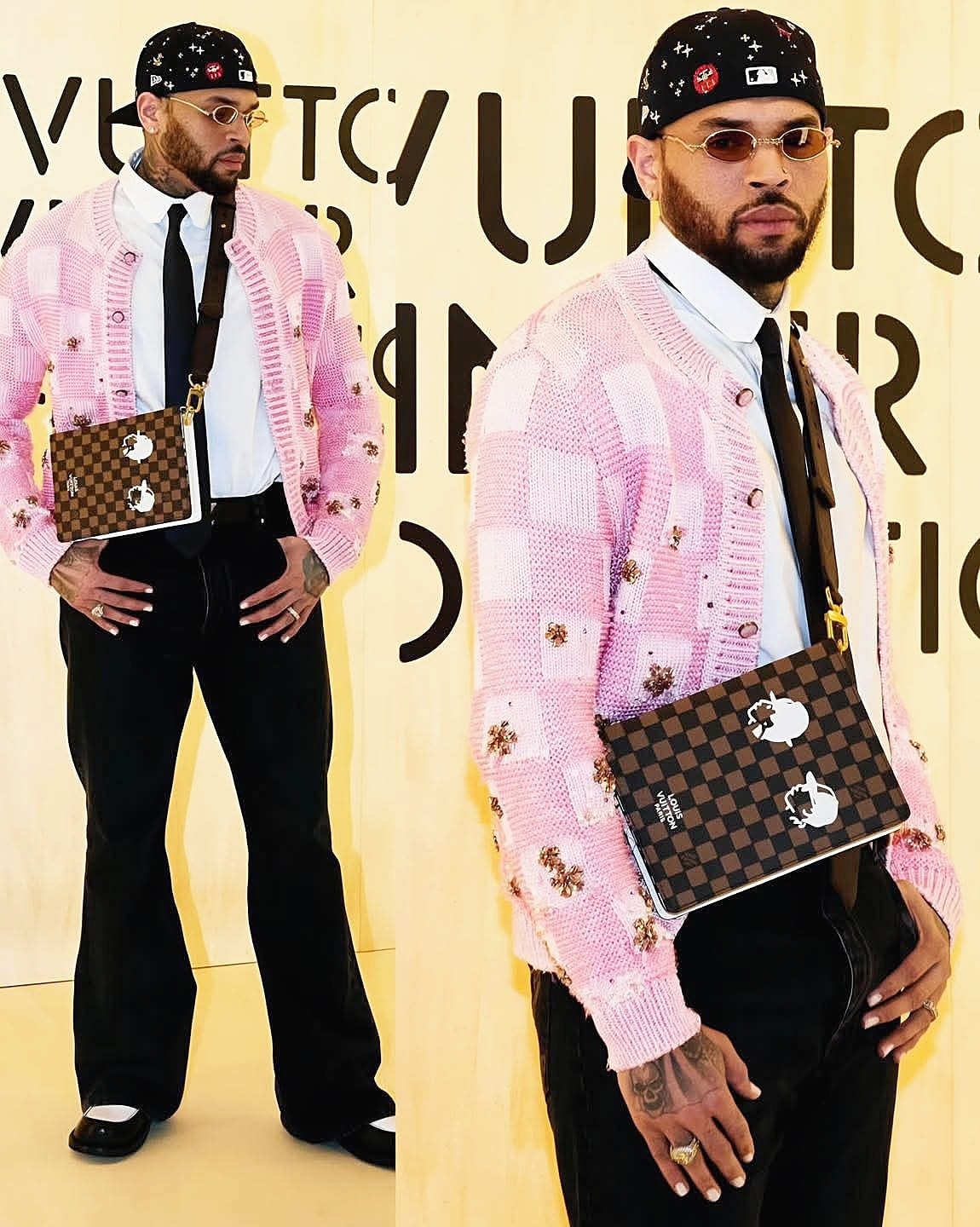 Chris Brown stepping out in full fashion at Paris Fashion Week 🙏