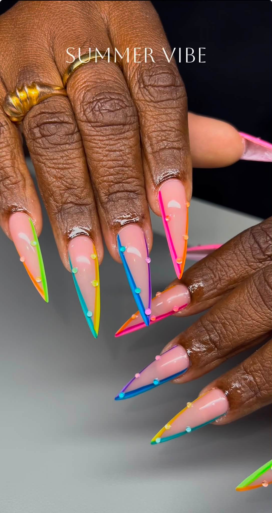 Life is too short to have naked Nails..Time to book that an