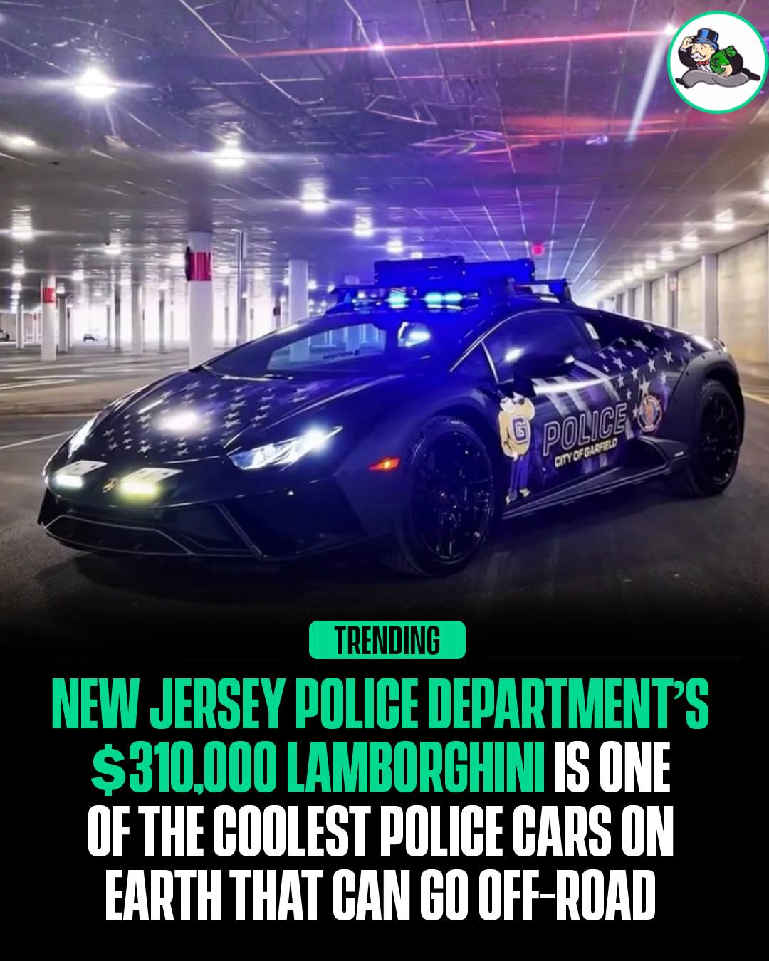 The 2028 Lamborghini Police Car