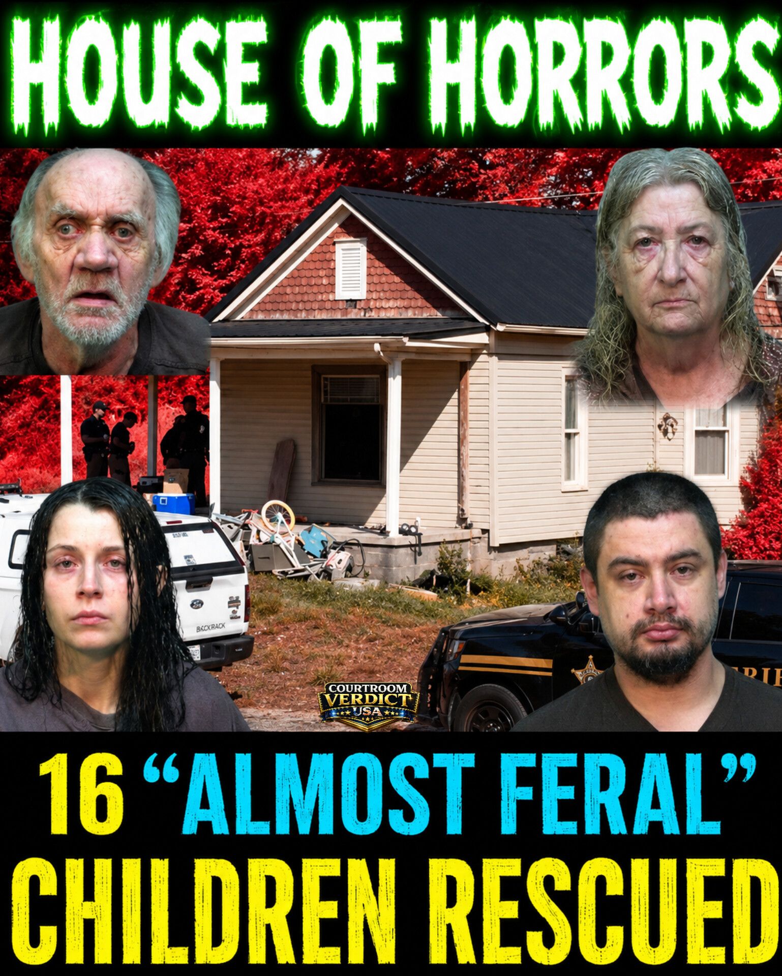 Inside A House of Horrors, law enforcement found 16 children