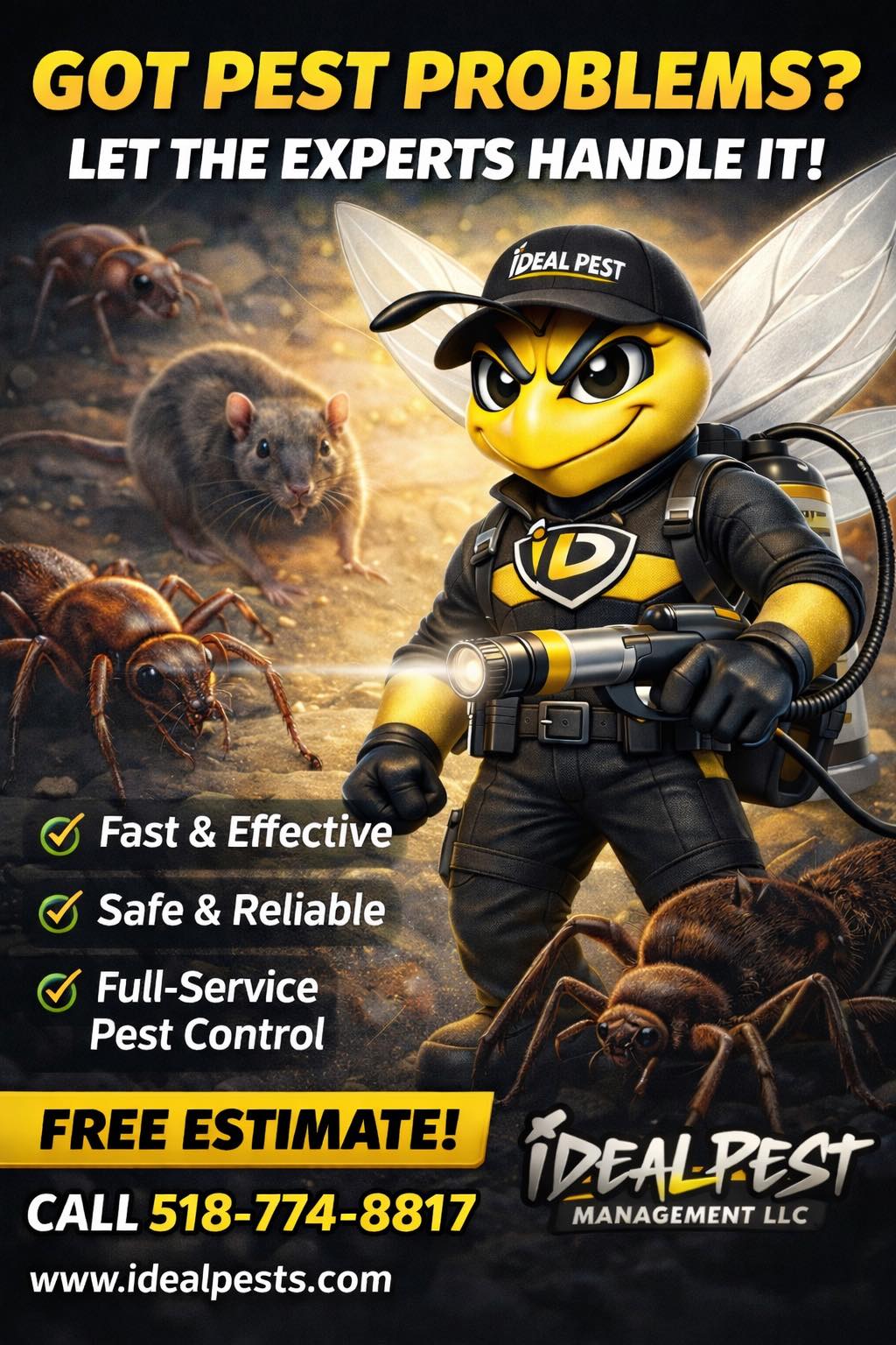 🚨 GOT PEST PROBLEMS? 🐜🐭🕷️ Let... - Ideal Pest Management LLC | Facebook