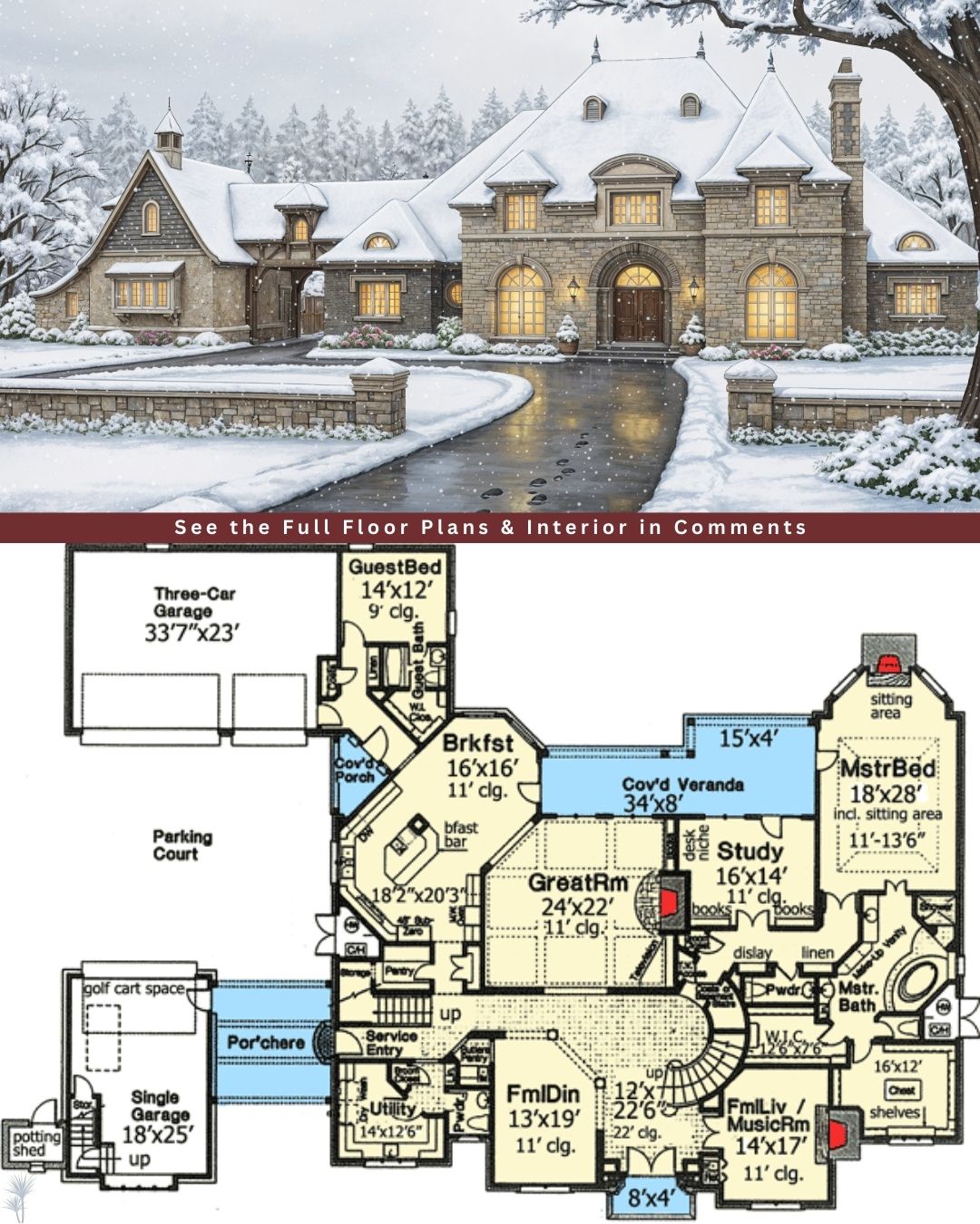 Dream - Explore the features of this Dream Home Plan featuring Three ...