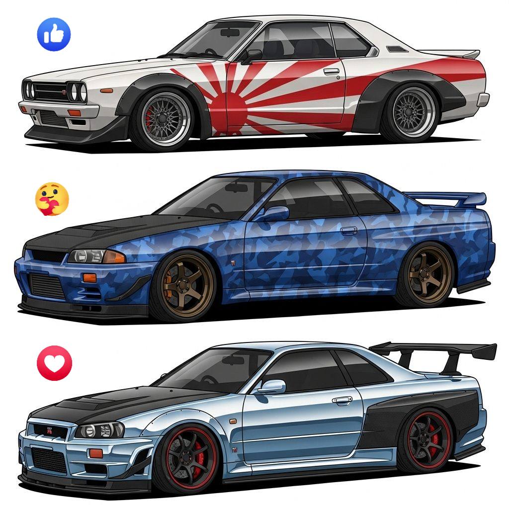 🏁🇯🇵 CollectorsThe Skyline Family Through the Generations
