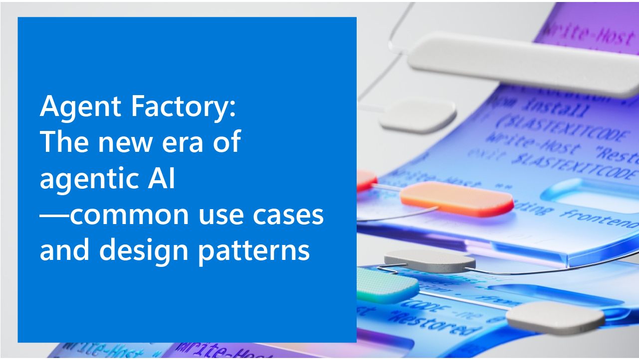 MSAzureDev - 🤖 Agentic AI is here—and Agent Factory is... | Facebook