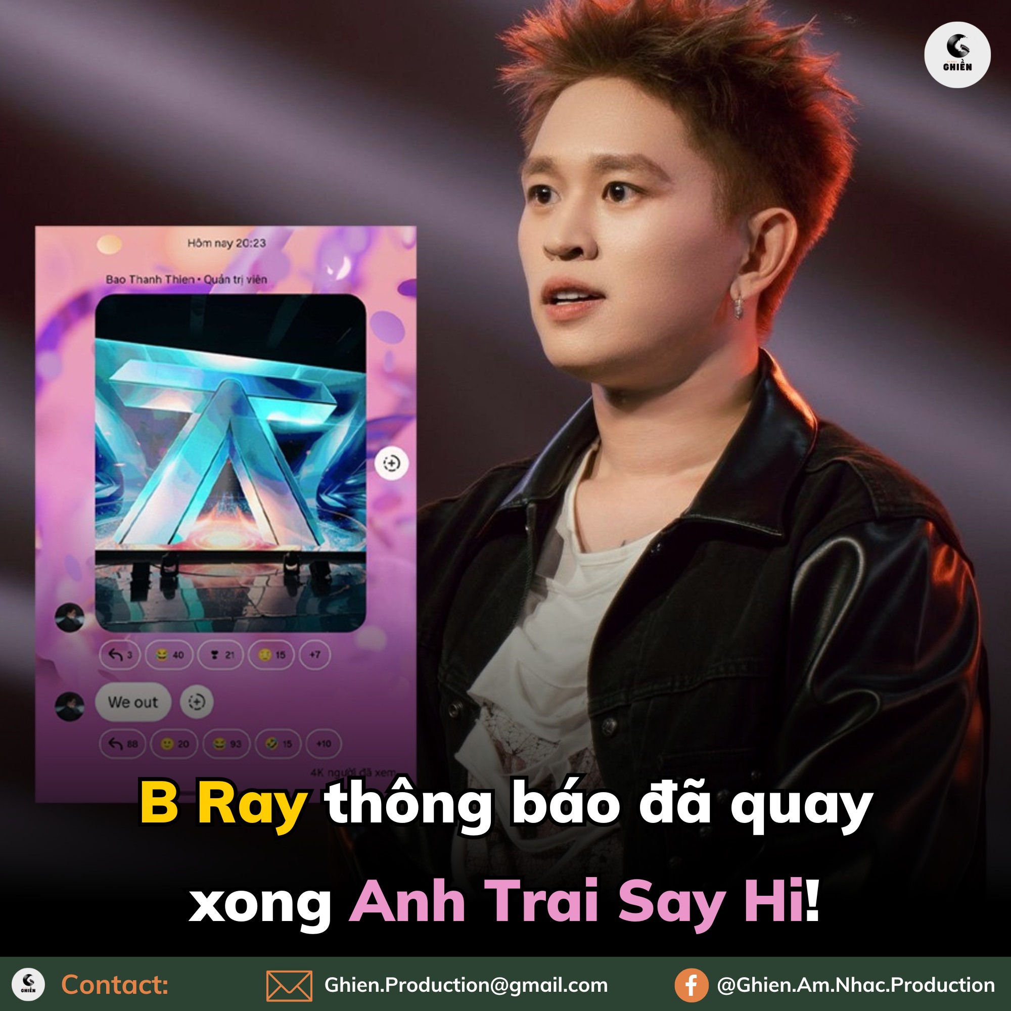 Ghiền - Không được gần ảnh nữa chắc Negav buồn lắm 🥺 #GhienAmNhac #BRay ...