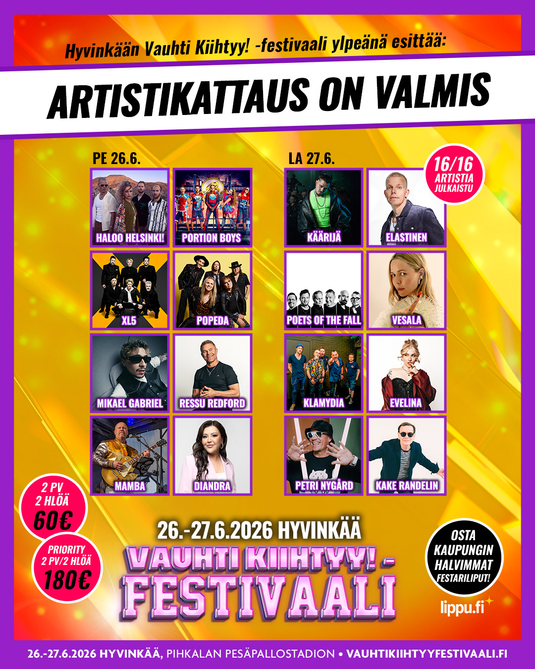 Vauhti Kiihtyy Hyvinkää -Festivaali | Hyvinkää