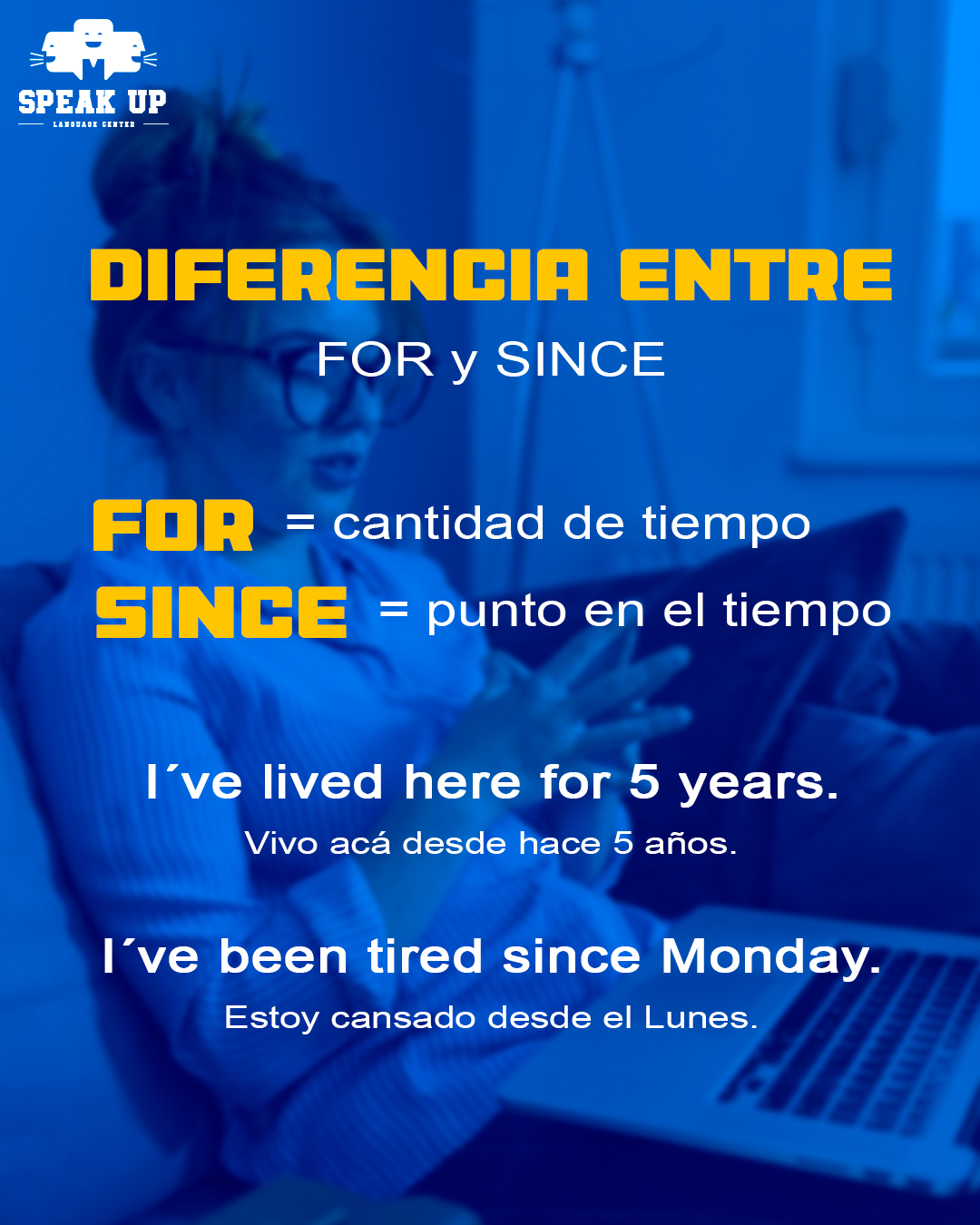 Speak Up - FOR vs SINCE: ¿Cuál es la diferencia? Ambas se... | Facebook