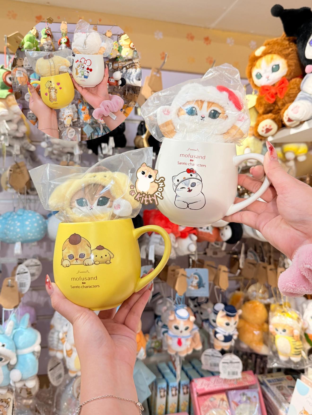 Kittypons - Mofusand x Sanrio Mug with Charm ₱2,400 each! | Facebook