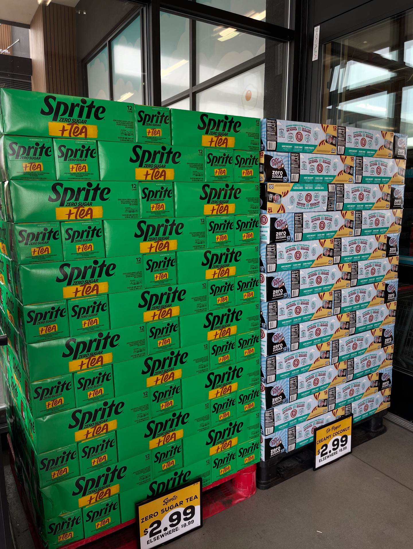 Meridian - 12 pack Sprite Zero sugar tea #: $2.99 12 pack Dr Pepper ...
