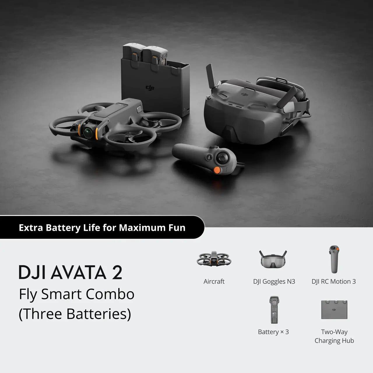 ? DJI Avata 2 Fly More Combo – NOW AVAILABLE! ? Experience next 
