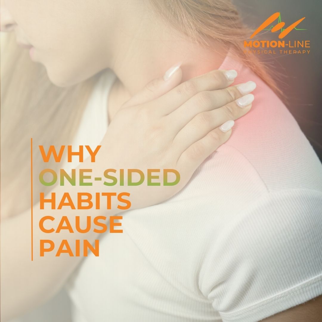 Motion-Line - ⚖️ Why one-sided habits cause pain Always carrying your ...