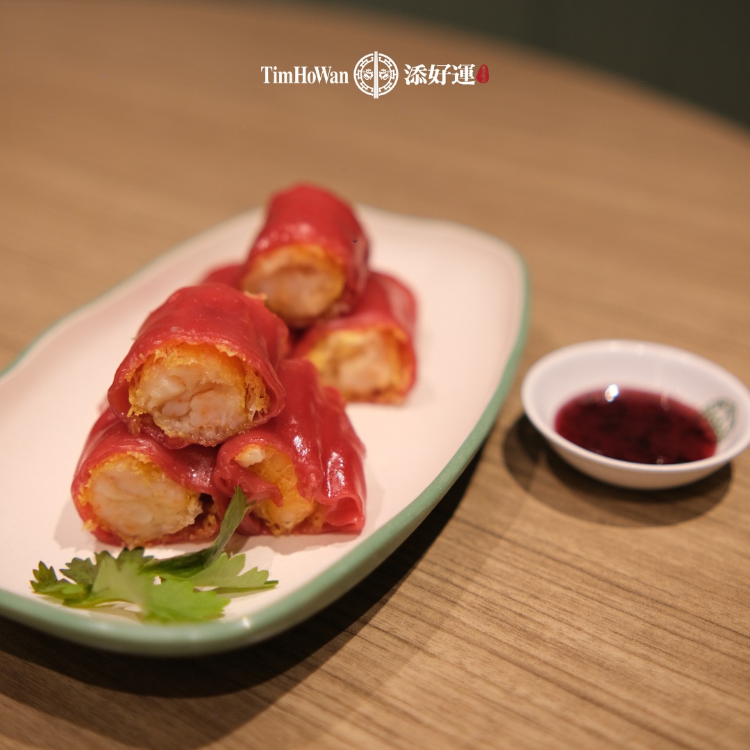 Opus - A bold new bite is here 🌸 Crispy on the outside, juicy shrimp ...