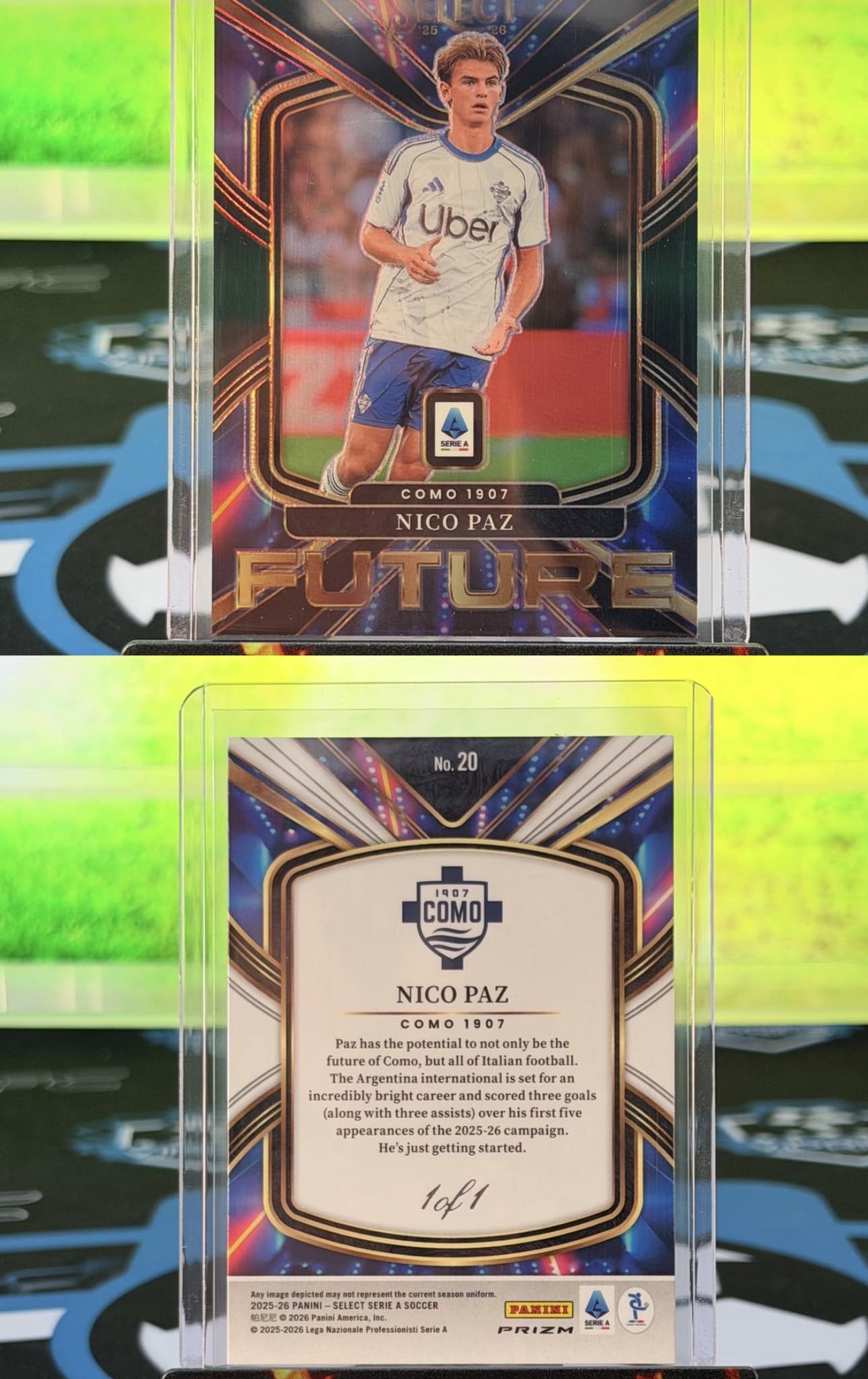I pulled this Nico Paz 1/1. What can this cost?