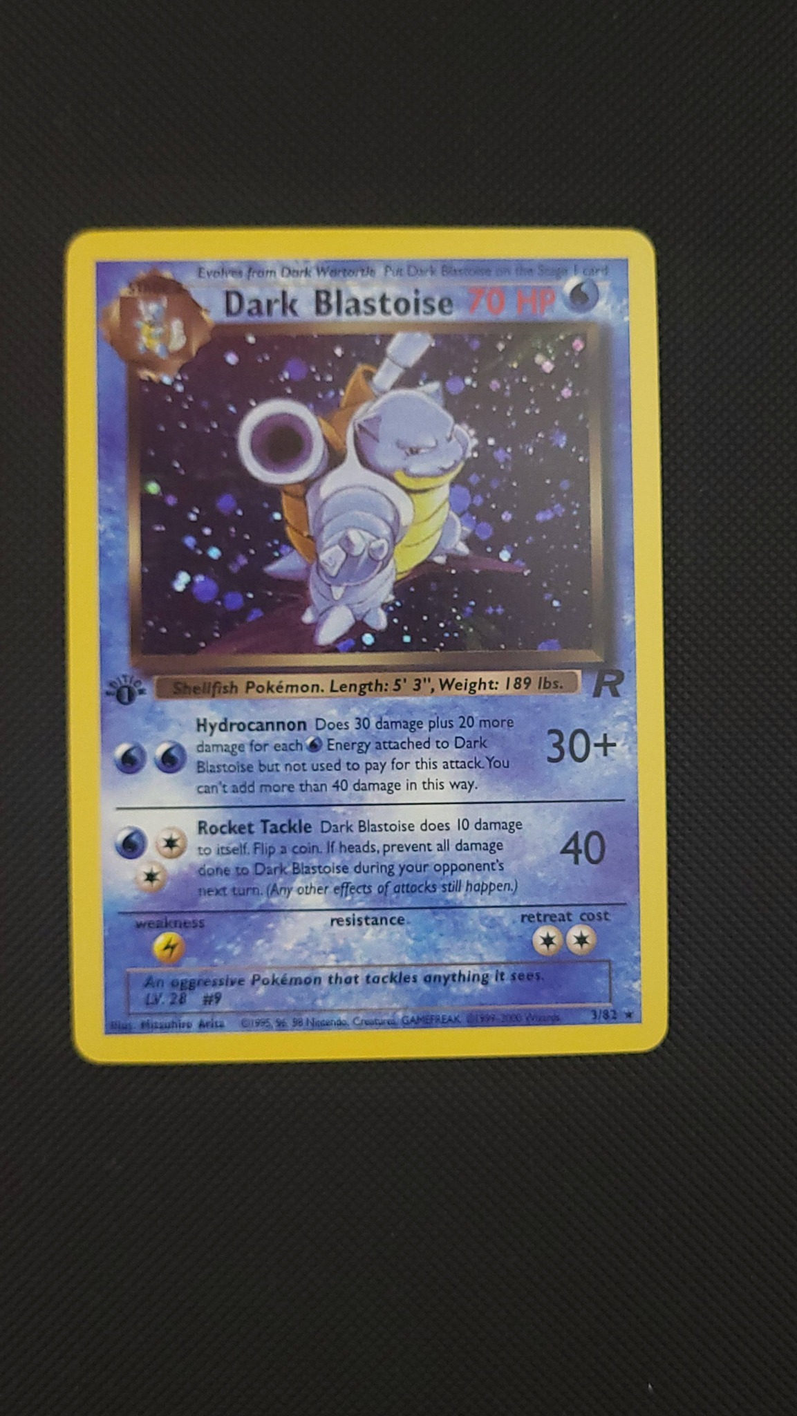 dark blastoise pokemon card value NMDark 044/048 Holo Japanese Web Series 2001  japanmaster If heads Pokemon Card Dark Blastoise No.009
