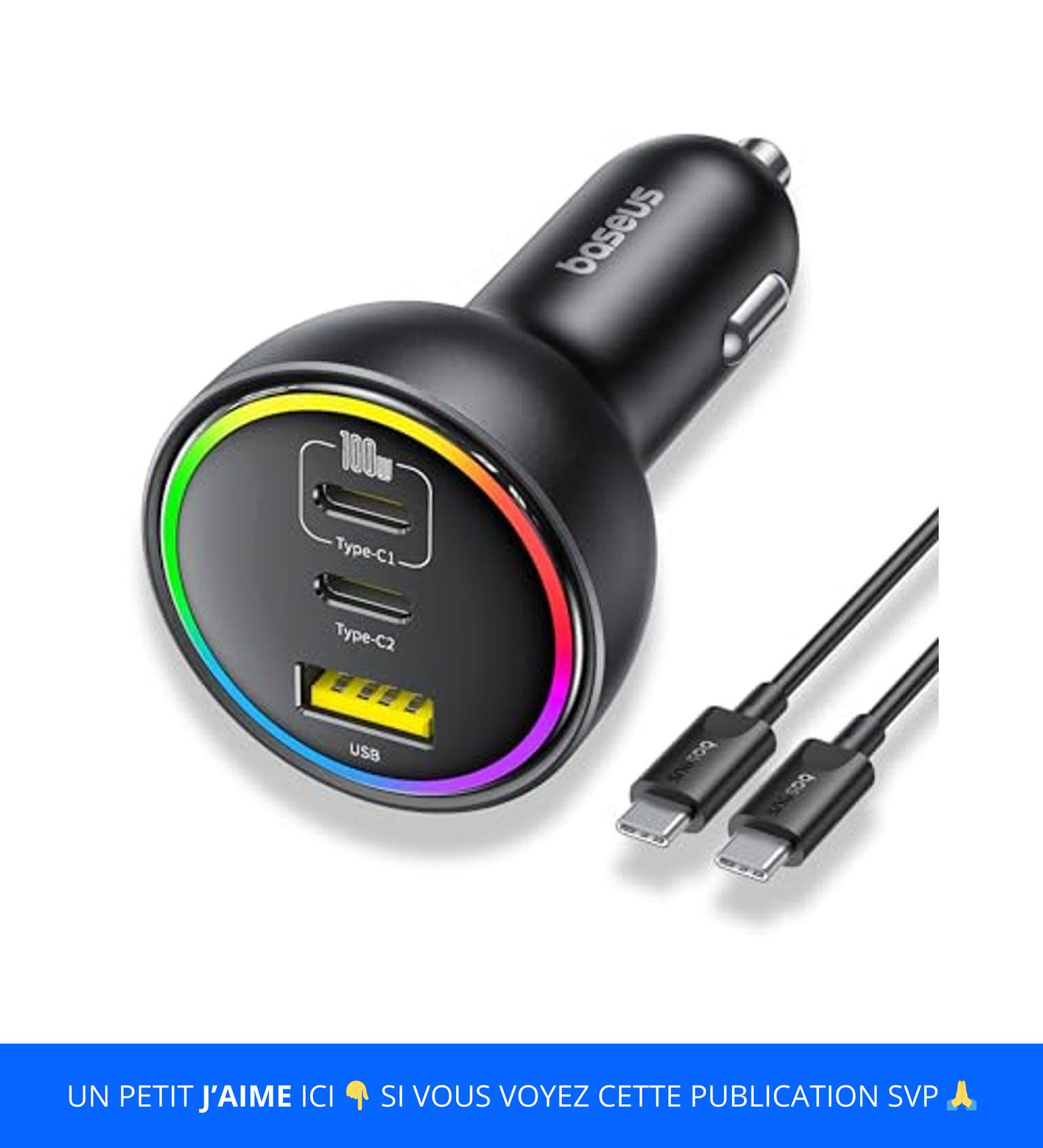 Écouteurs Bluetooth 5.3 Sans Fil - 60h D'autonomie, IPX7 étanche, 4 Micros Anti-bruit, Basses Puissantes (Noir)